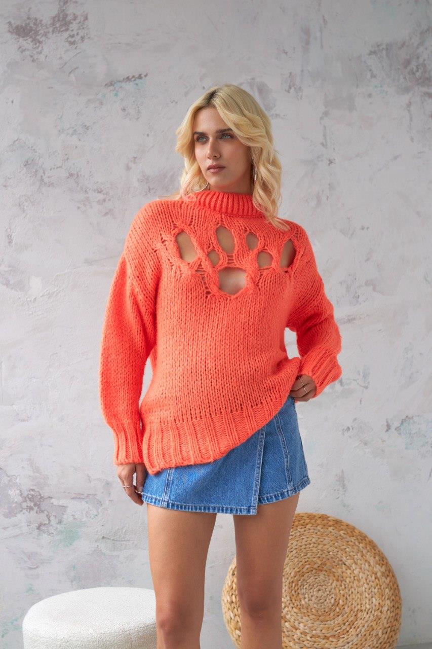 S4K1200Midred Cut Out Knitwear Sweater 1200-09