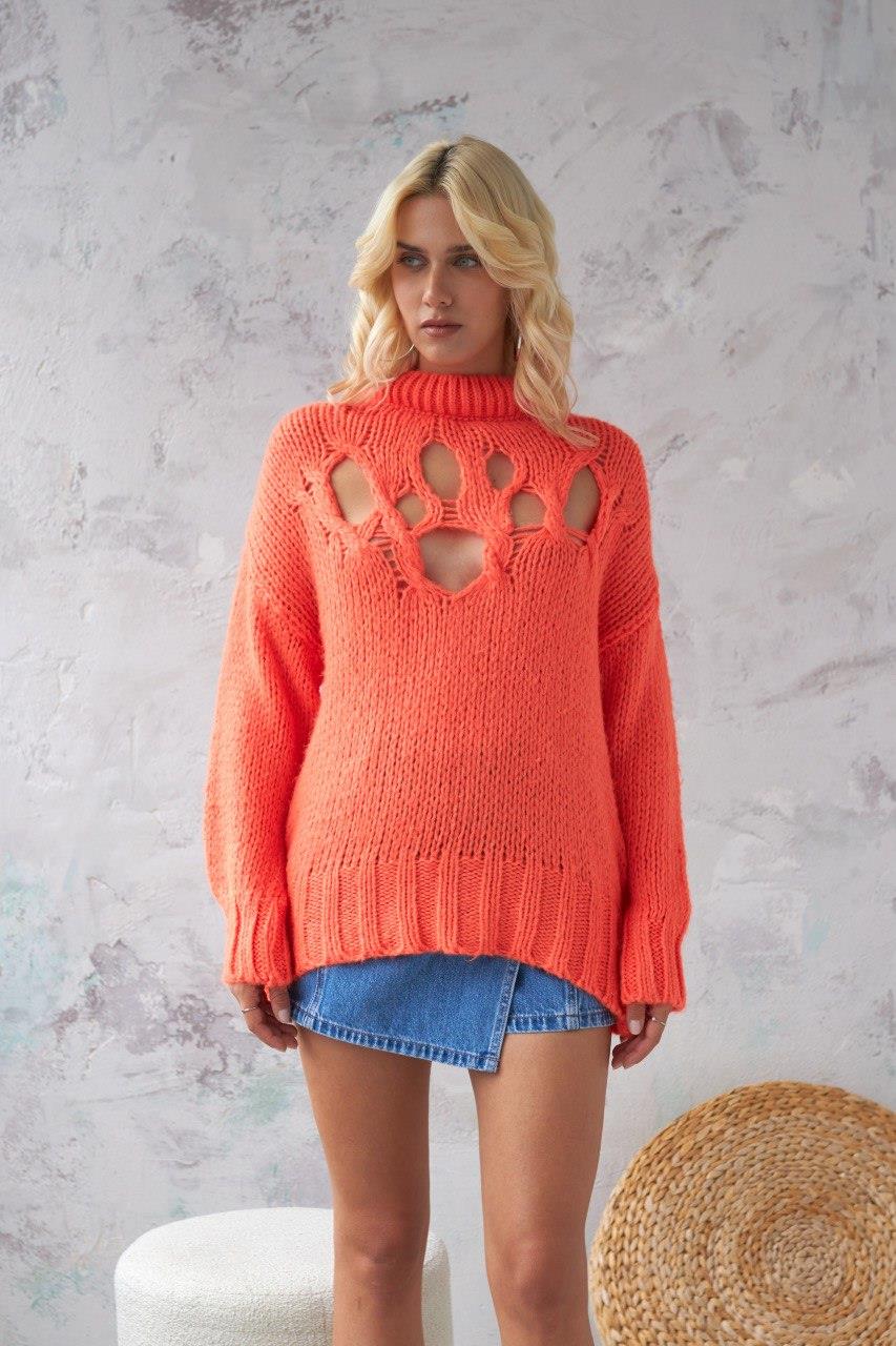 S4K1200Midred Cut Out Knitwear Sweater 1200-09
