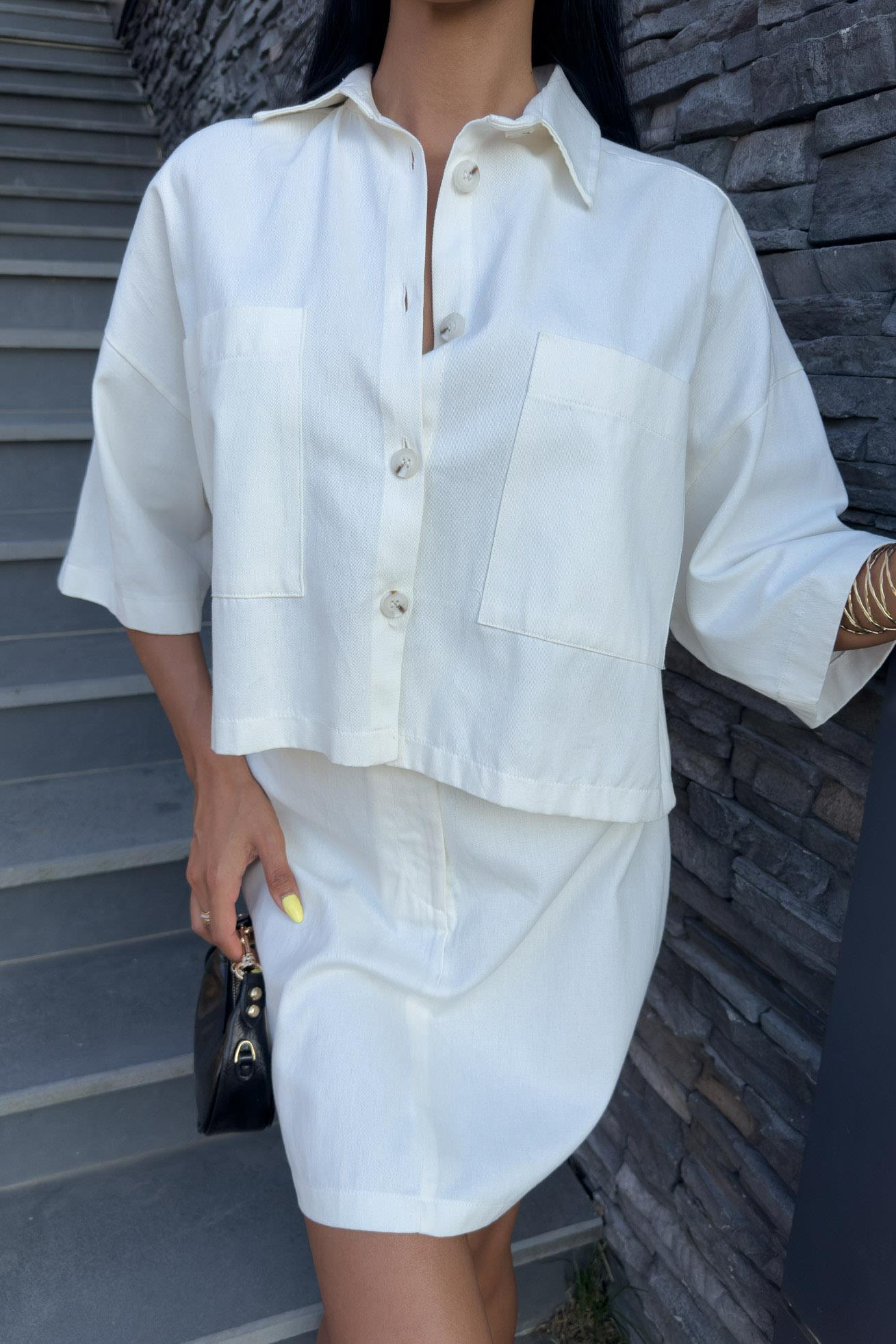 S4Y9740Naomi Ensemble jupe en gabardine 9740-08