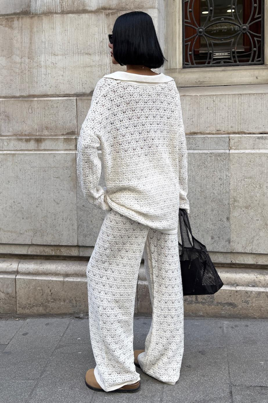 S5K9885Nolan Ensemble pantalon ajouré Regular 9885