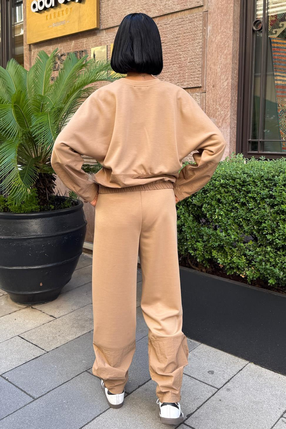 S6K10235Parachute Garnish Modal Suit 10235