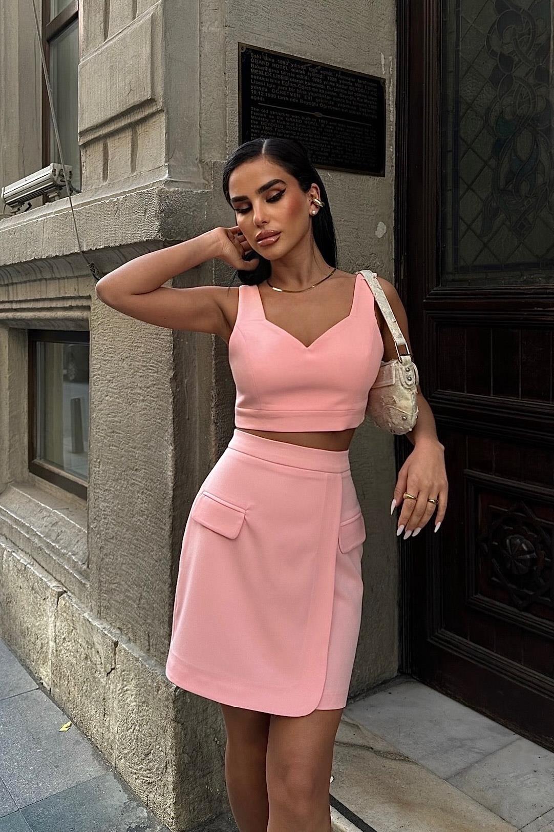 S4Y9772Sierra Crop Top Etek Takım 9772 24