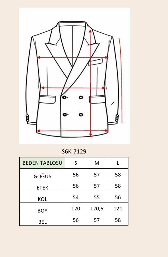S6K7129MSSüet Dokulu Uzun Trençkot 7129