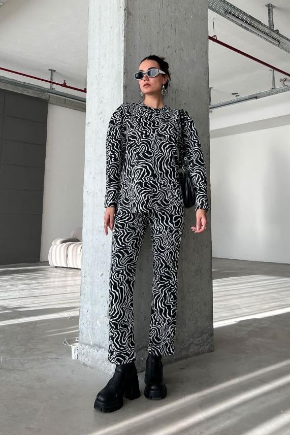 S2Y9040Tracy Animal Desenli Takım  9040-08