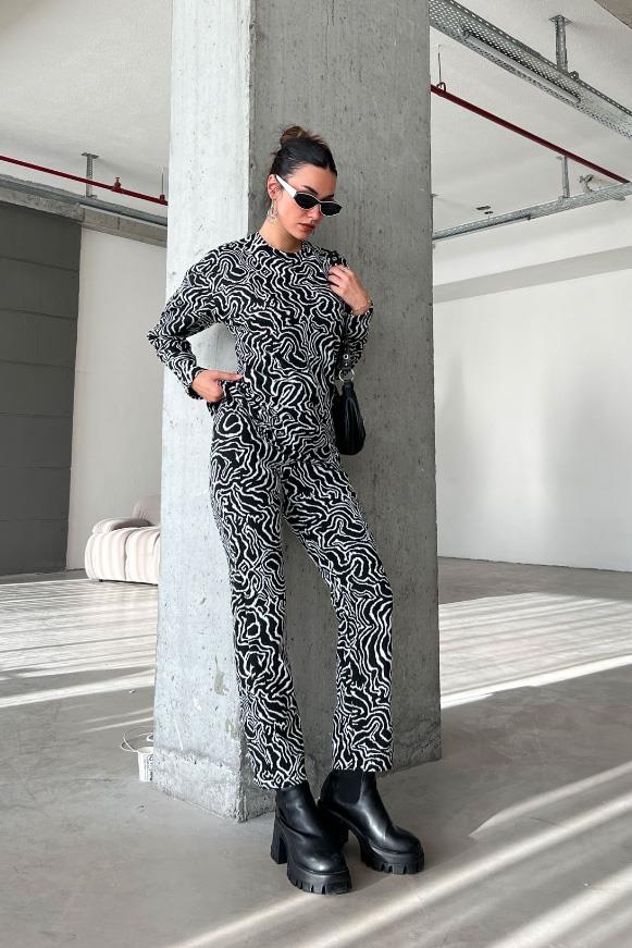 S2Y9040Tracy Animal Desenli Takım  9040-08
