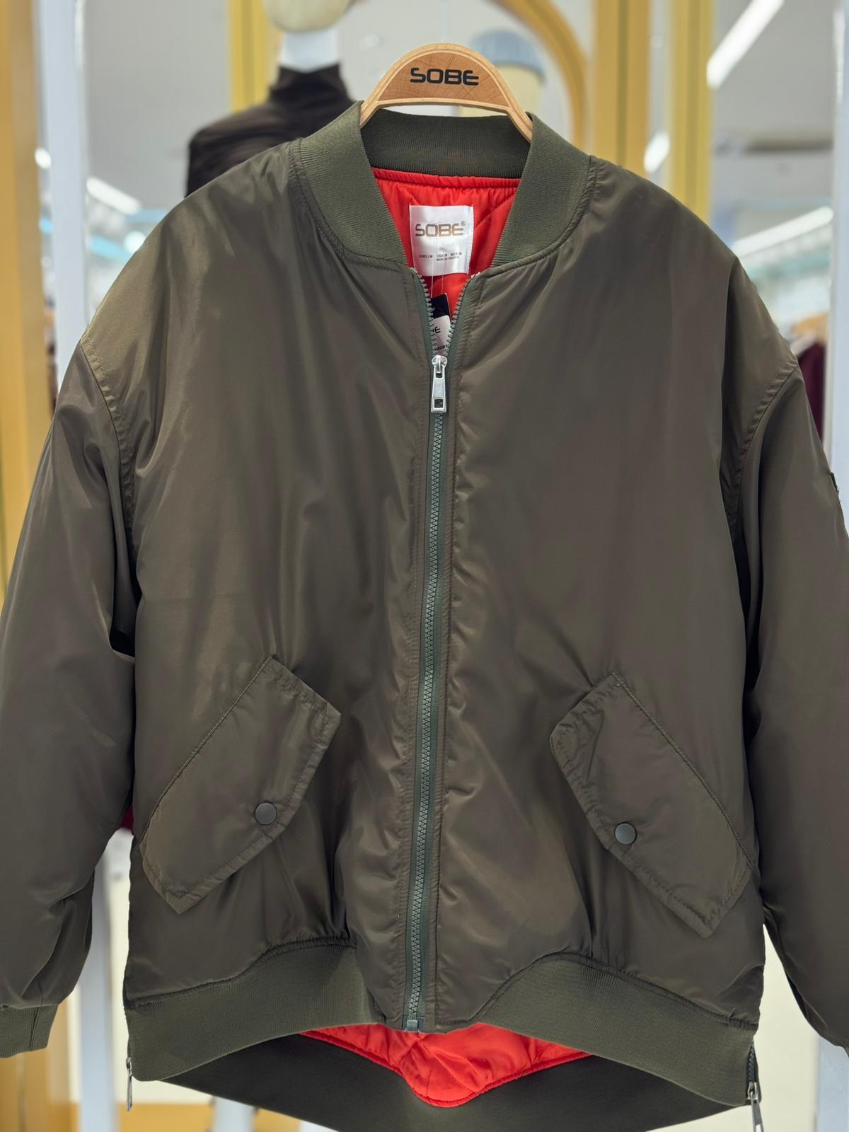 S4K7021Victory Colored Lining Bomber Jacket 7021-8