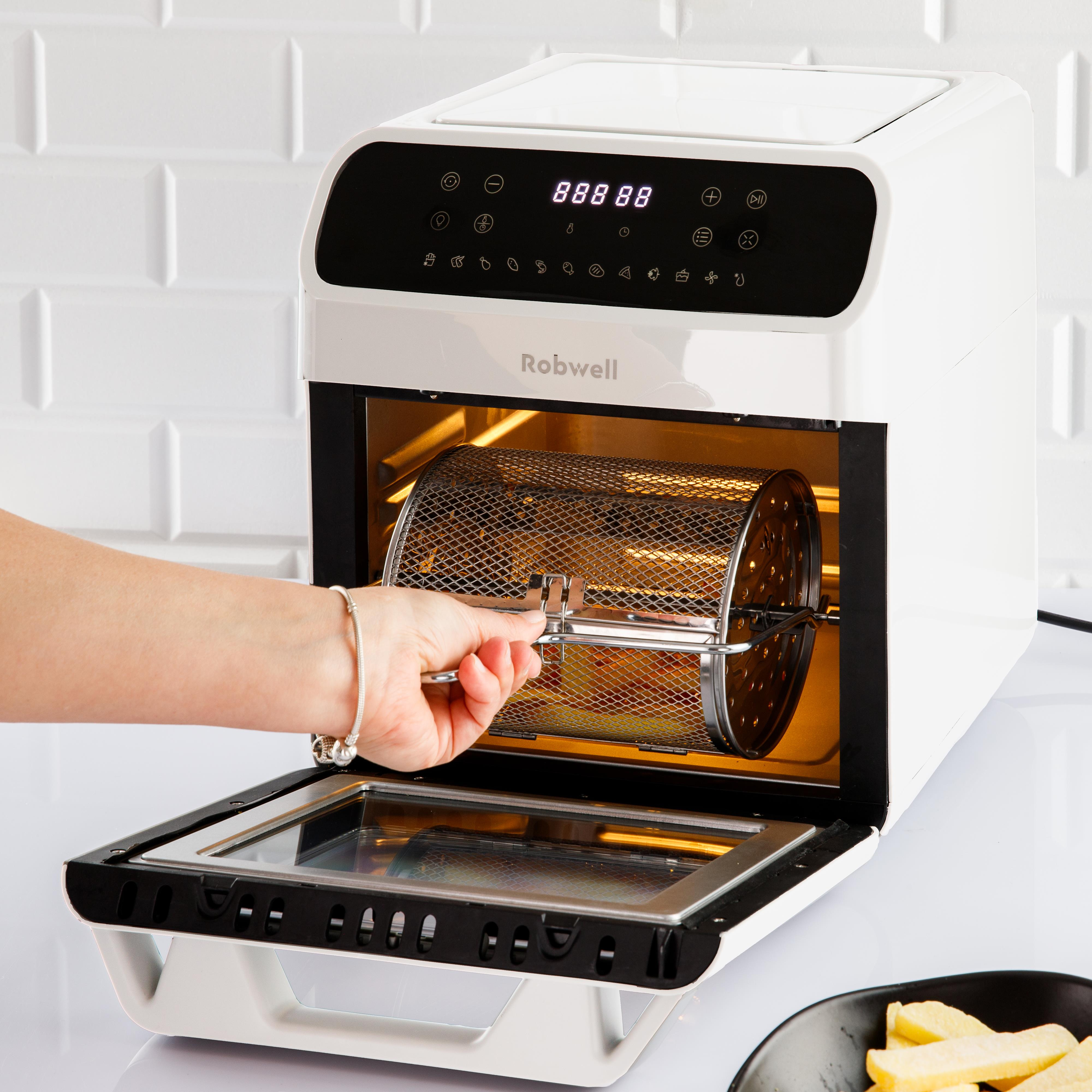 Robwell Robx As29 12lt Air Fryer 12 Ön Programlı Çok Amaçlı Yağsız Hava Fritözü