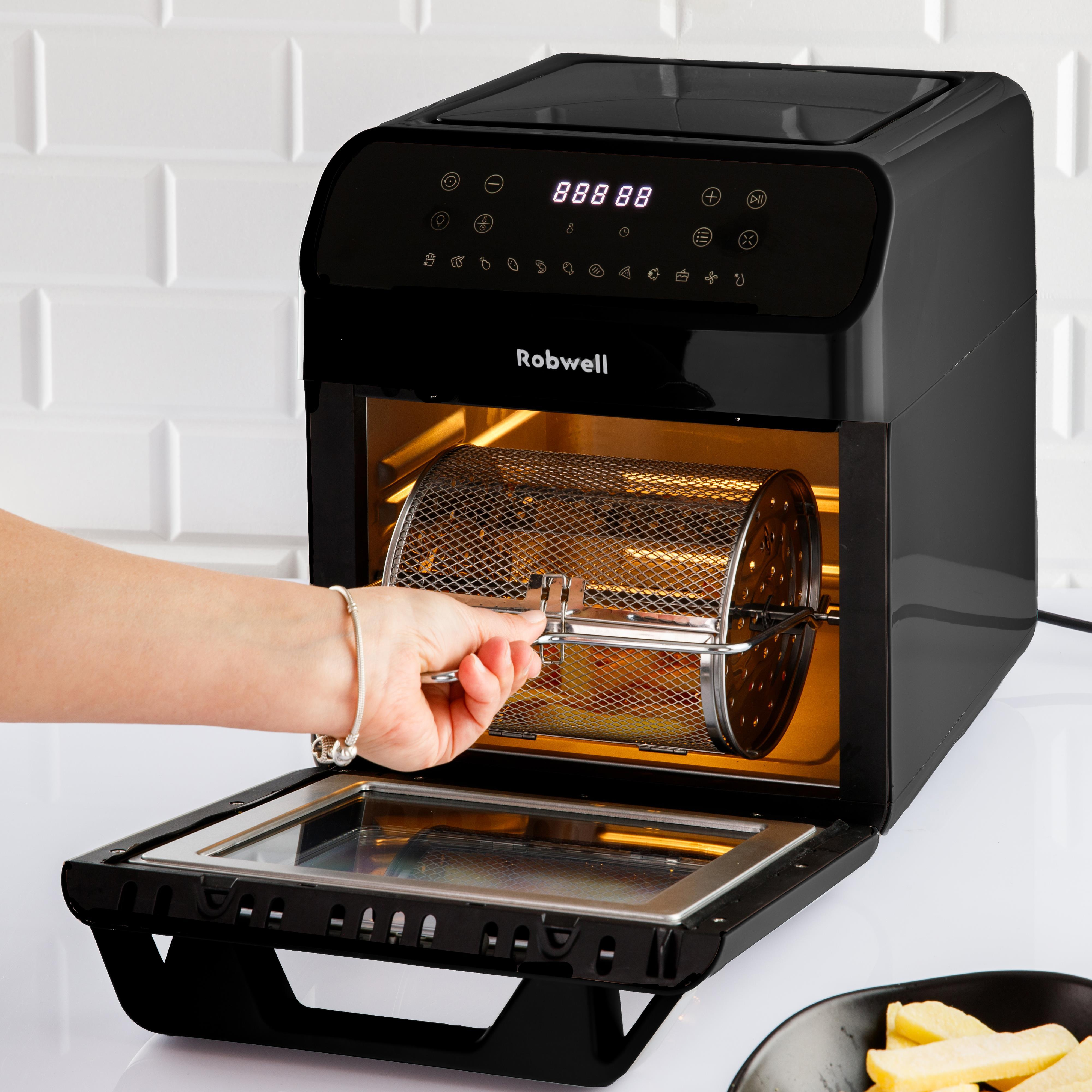 Robwell Robx As29 12lt Air Fryer 12 Ön Programlı Çok Amaçlı Yağsız Hava Fritözü
