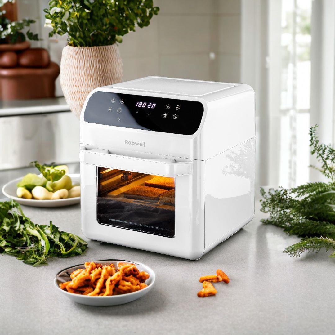 Robwell Robx As29 12lt Air Fryer 12 Ön Programlı Çok Amaçlı Yağsız Hava Fritözü