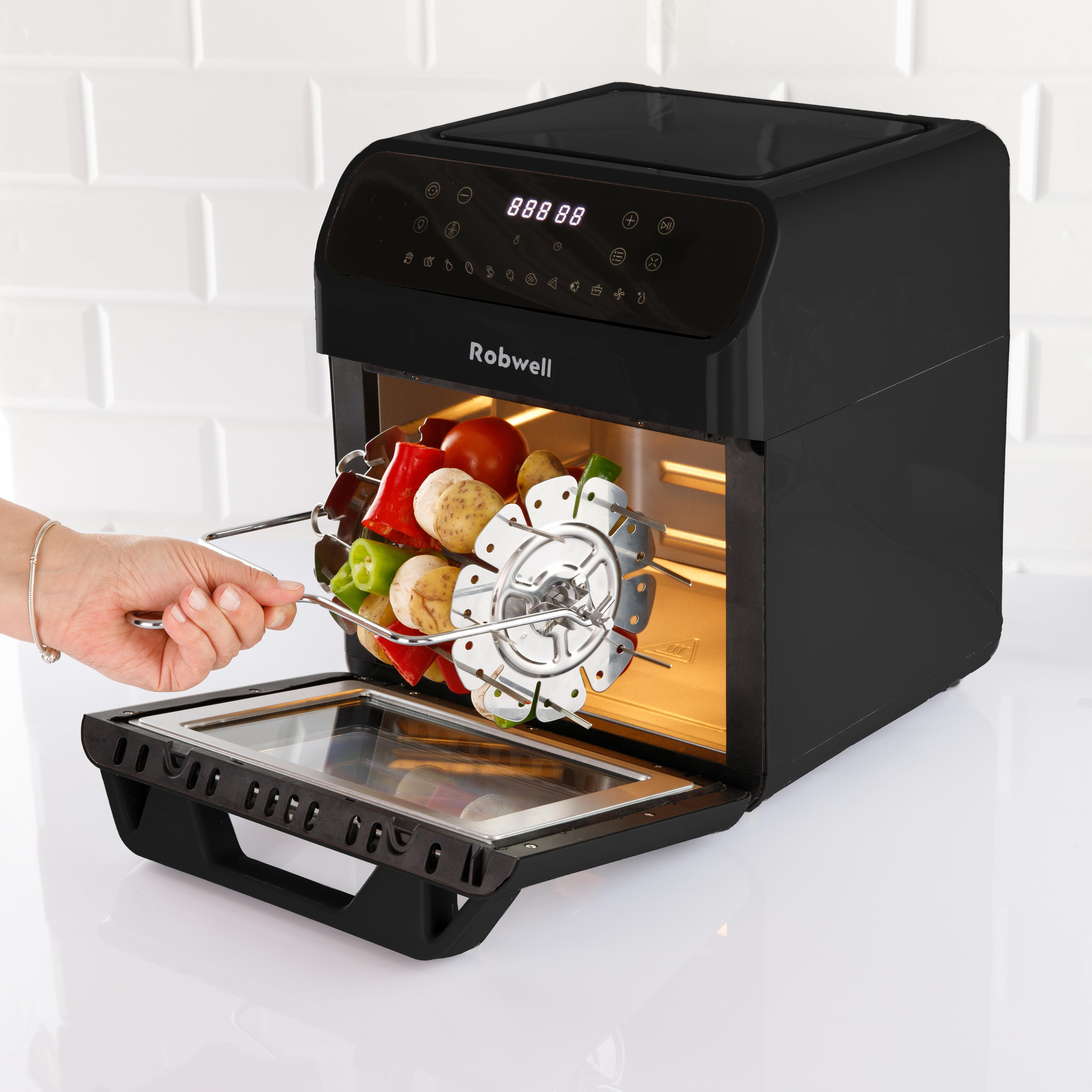 Robwell Robx As29 12lt Air Fryer 12 Ön Programlı Çok Amaçlı Yağsız Hava Fritözü