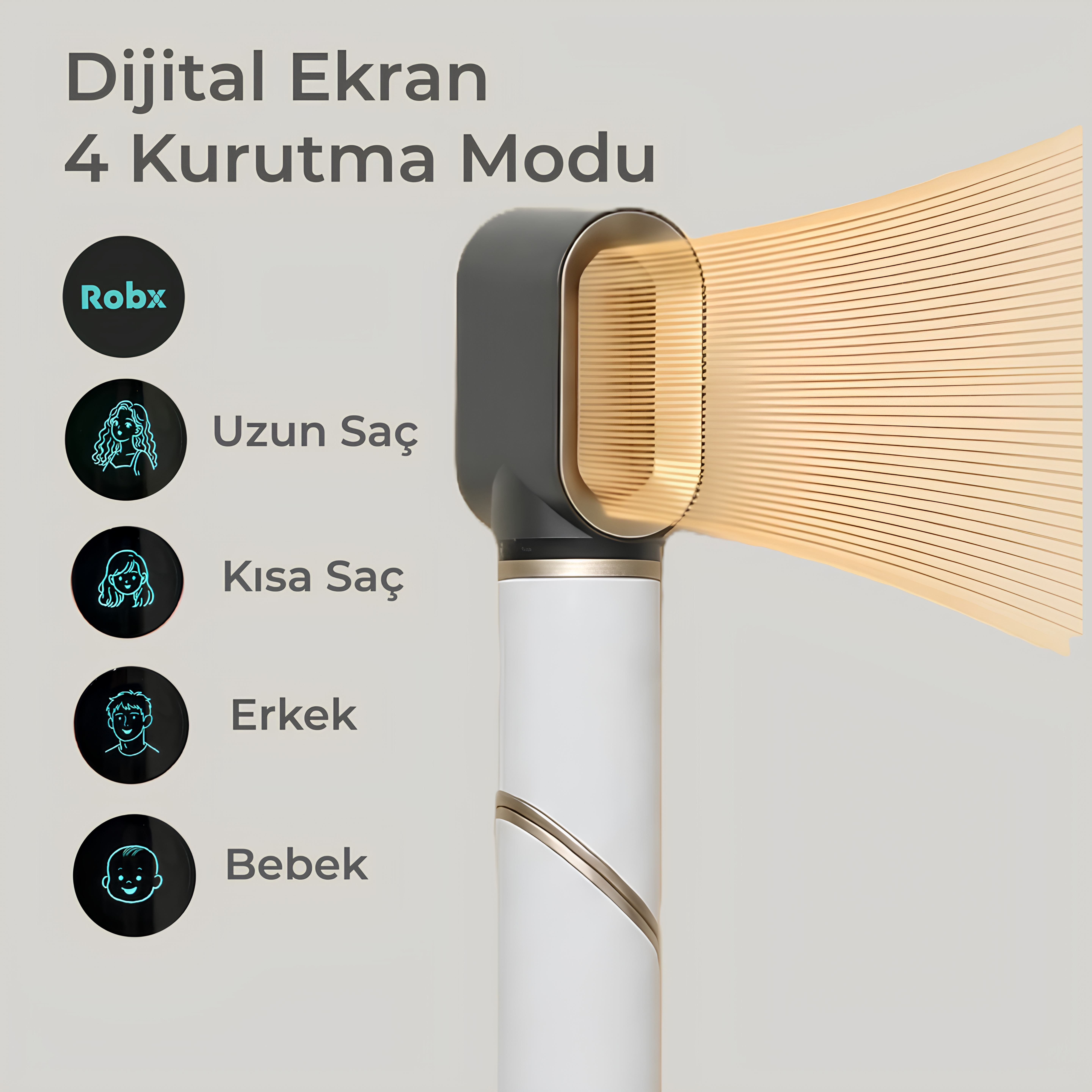 Robx 7 IN 1 Saç Şekillendirme Ve Kurutma 