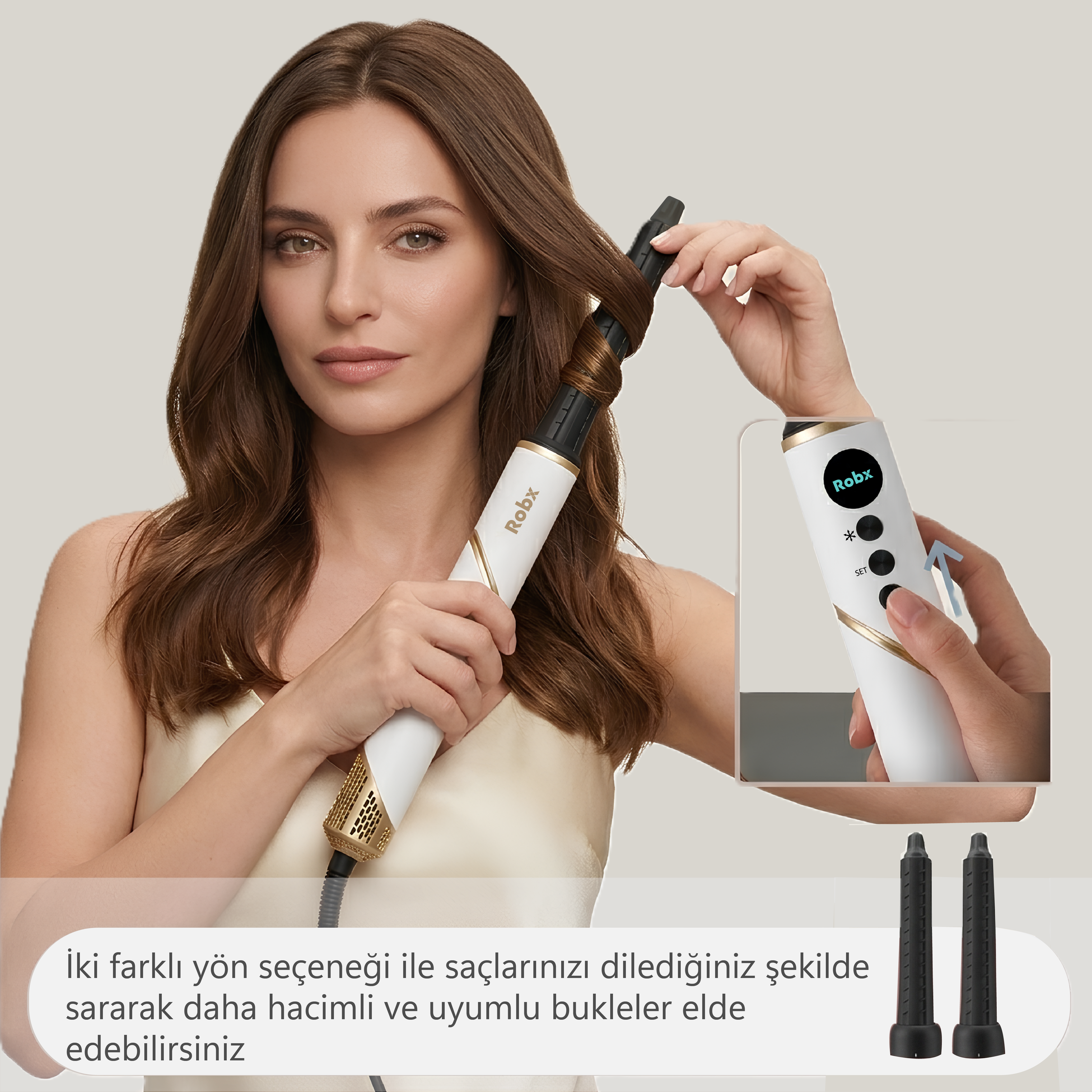 Robx 7 IN 1 Saç Şekillendirme Ve Kurutma 
