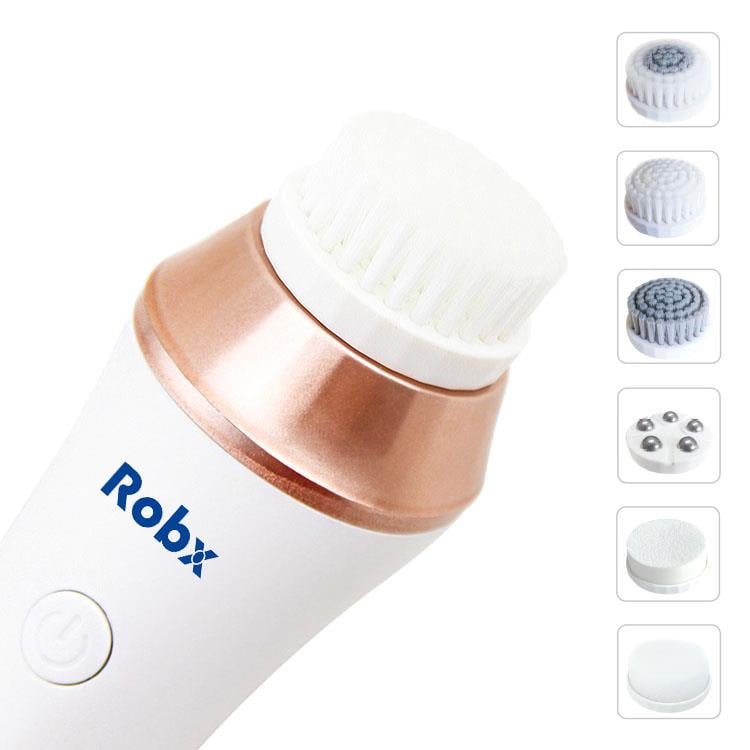 Robx 7in1 Derinlemesine Yüz Temizleme ve Masaj Aleti Elektrikli Dönen Başlıklar