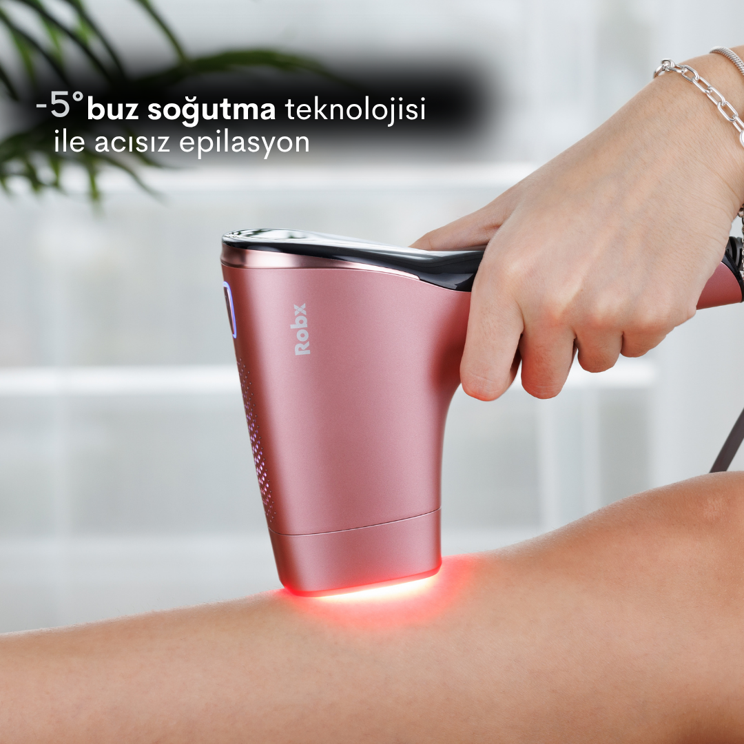 Robx A05 Ipl 3 Milyon Atım Akıllı Cilt Tanıma Ultra Seri Atım 3 Başlık Vücut Yüz Bikini Ipl Cihaz 