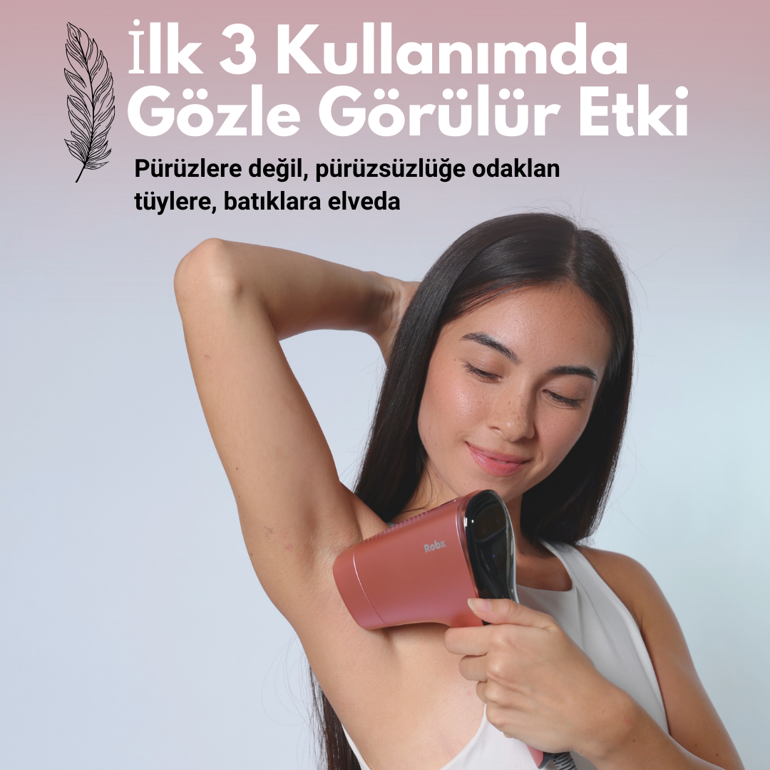 Robx A05 Ipl 3 Milyon Atım Akıllı Cilt Tanıma Ultra Seri Atım 3 Başlık Vücut Yüz Bikini Ipl Cihaz 
