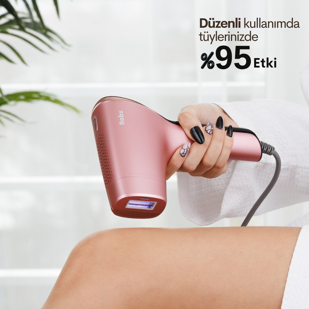 Robx A05 Ipl 3 Milyon Atım Akıllı Cilt Tanıma Ultra Seri Atım 3 Başlık Vücut Yüz Bikini Ipl Cihaz 