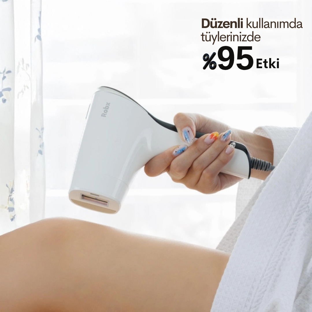Robx A05 Ipl 3 Milyon Atım Akıllı Cilt Tanıma Ultra Seri Atım 3 Başlık Vücut Yüz Bikini Ipl Cihaz 