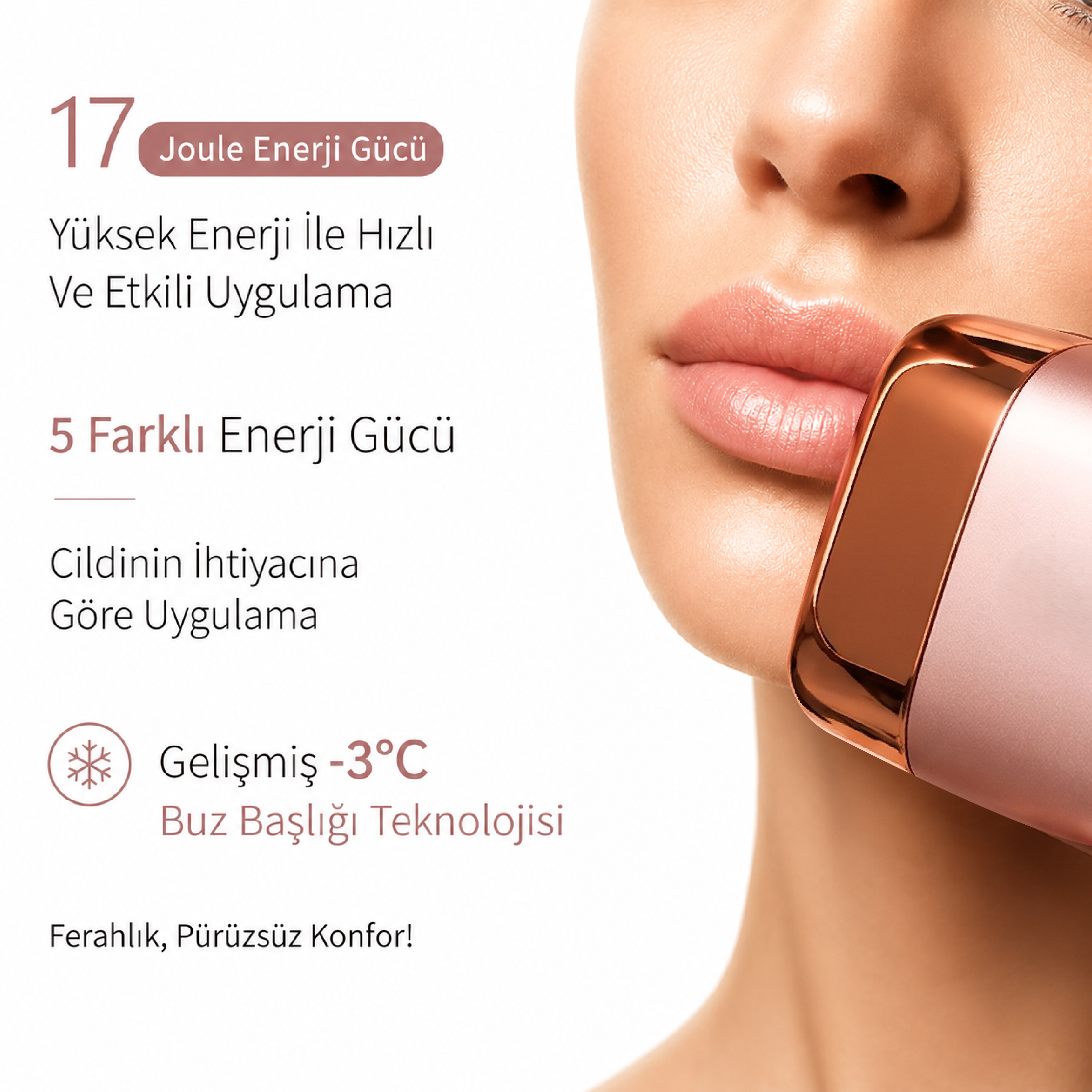 Robx A2024 Yeni Seri IPL 3 Milyon Atım Bay-Bayan IPL Cihazı Pembe