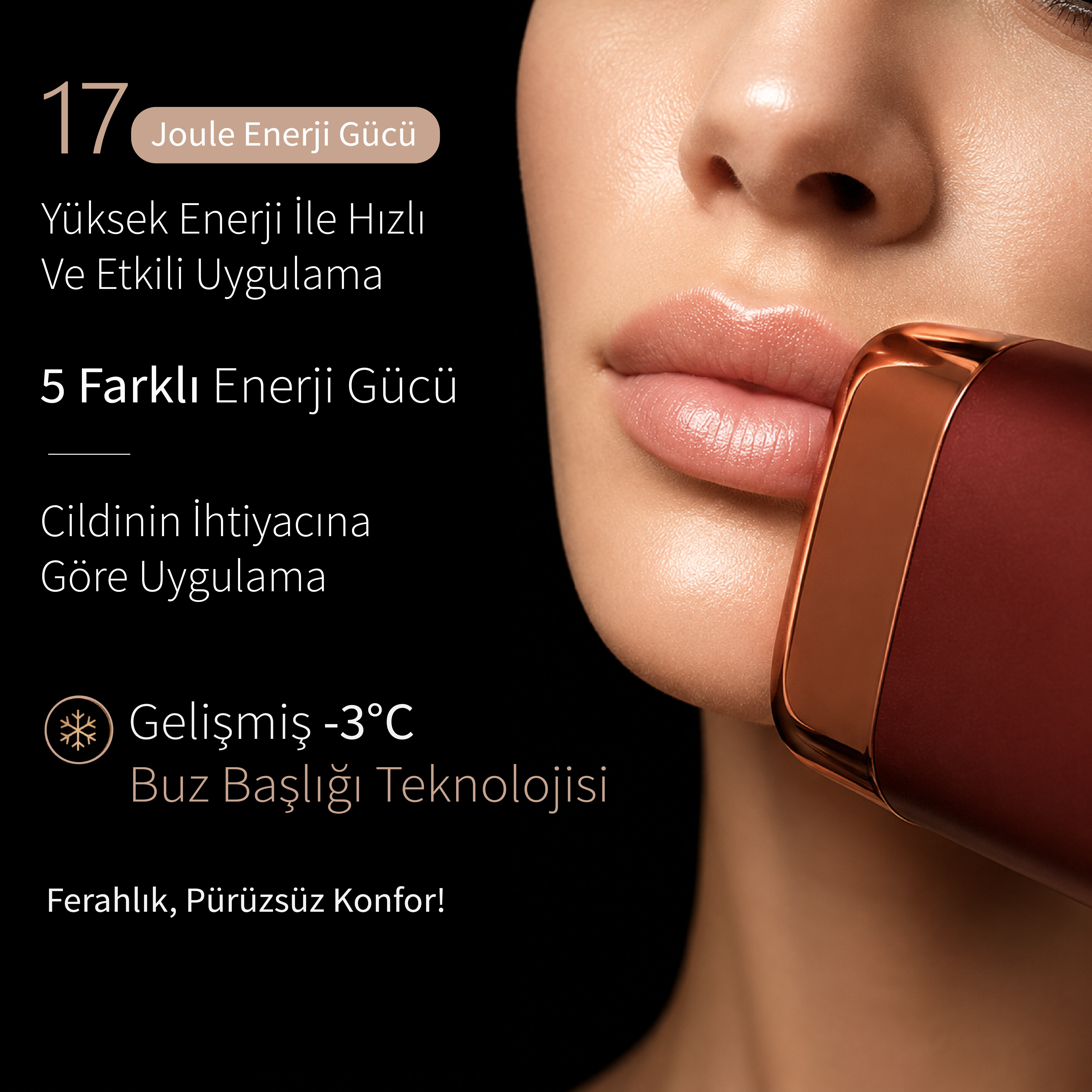 Robx A2024 Yeni Seri IPL 3 Milyon Atım Bay-Bayan IPL Cihazı Kırmızı 