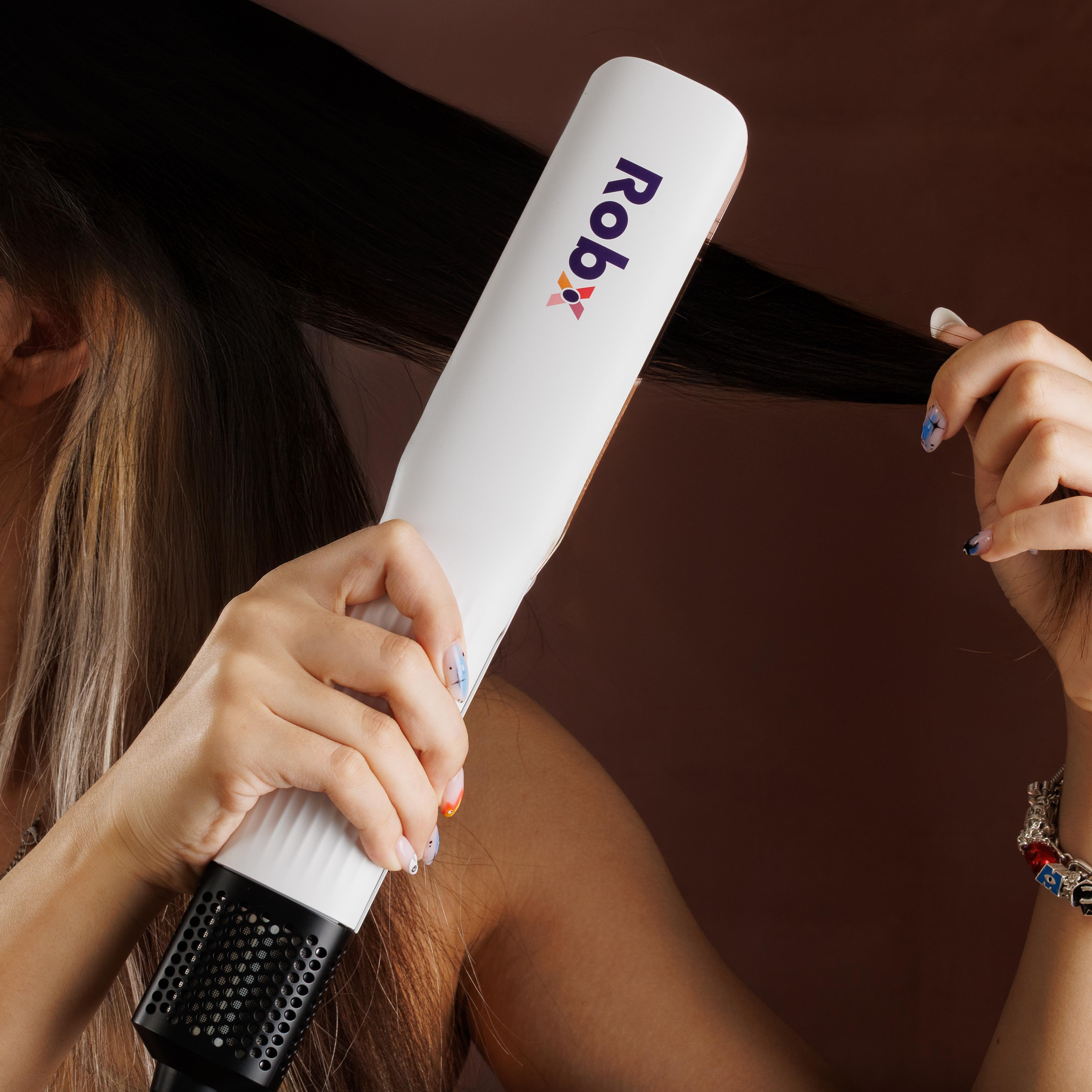 Robx Airflow Islak Ve Kuru Lcd Ekran Sıcak Ve Soğuk Hava Üfleme Airstrait Saç düzleştirici