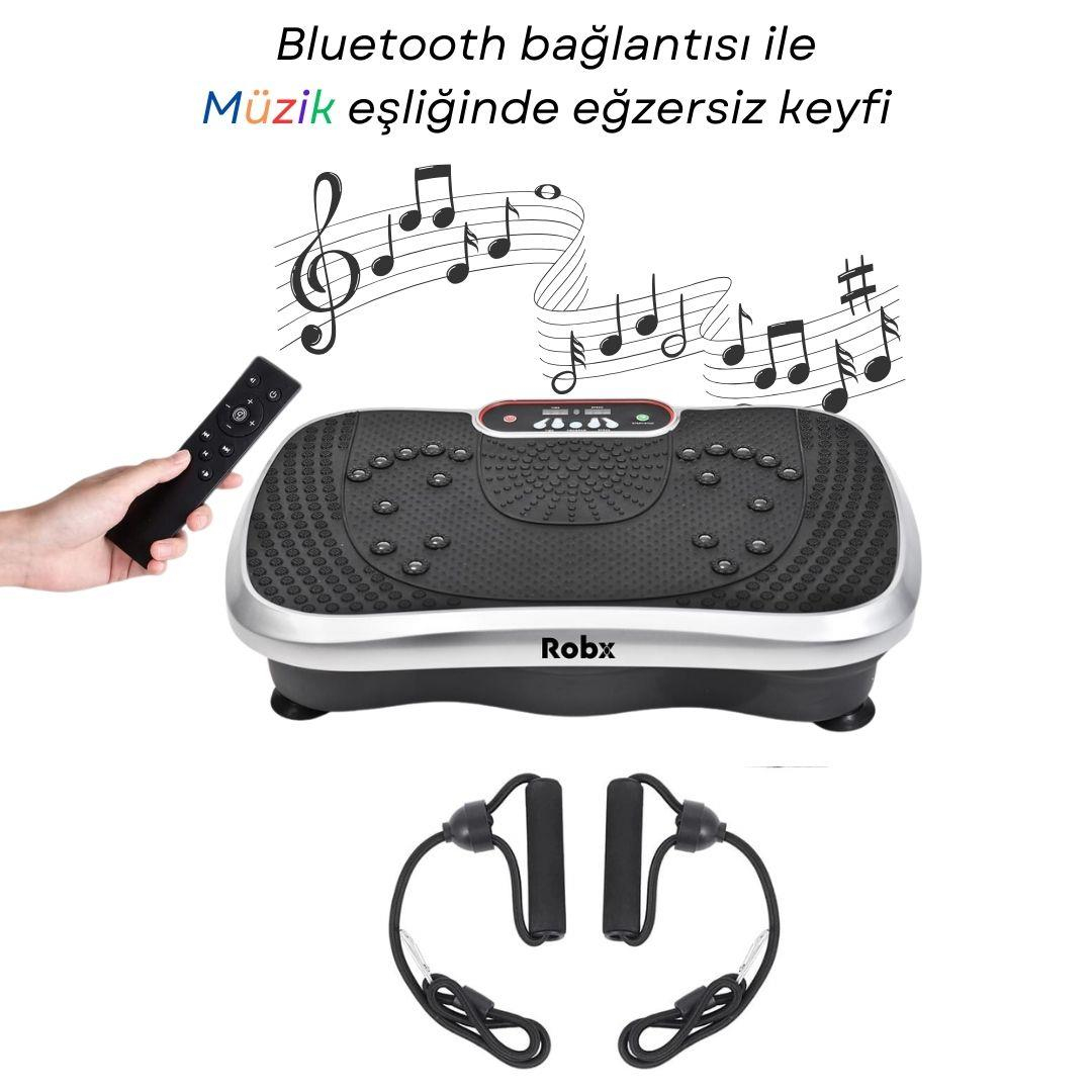 Robx E02 Vibration itreşimli Tüm Vücut Hızlı Yağ Yakma ve Zayıflama Spor Eğzersiz Aleti