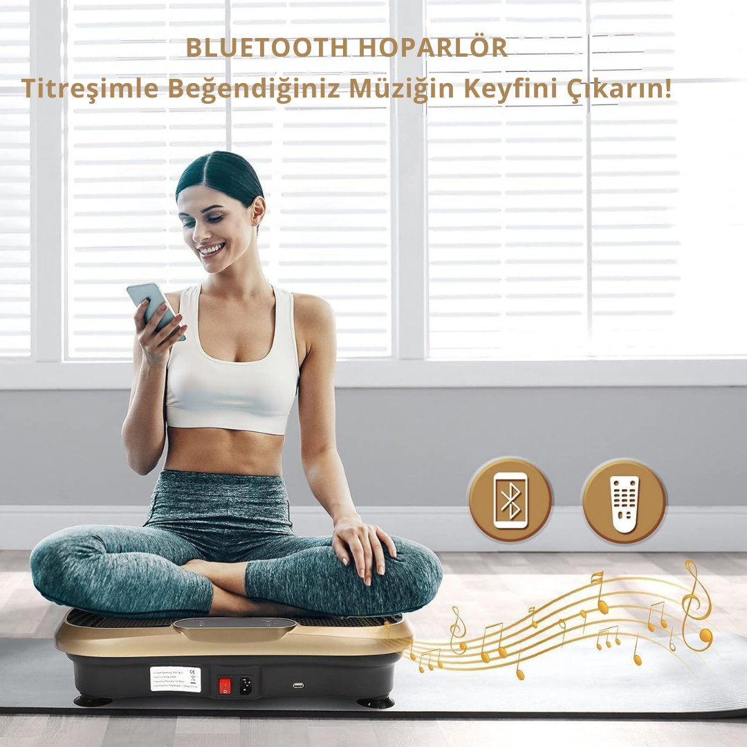 ROBX E02 Vibration Yüksek Titreşimli Tüm Vücut Hızlı Yağ Yakma ve Zayıflama Spor Eğzersiz Aleti