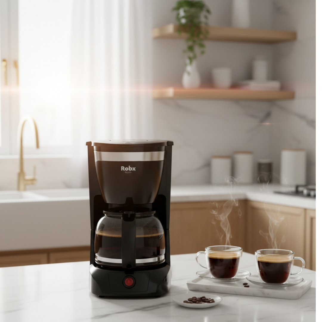 Robx Keyifo Otomatik Filtre Kahve Makinesi-8 Dakikada Hazır Kahve