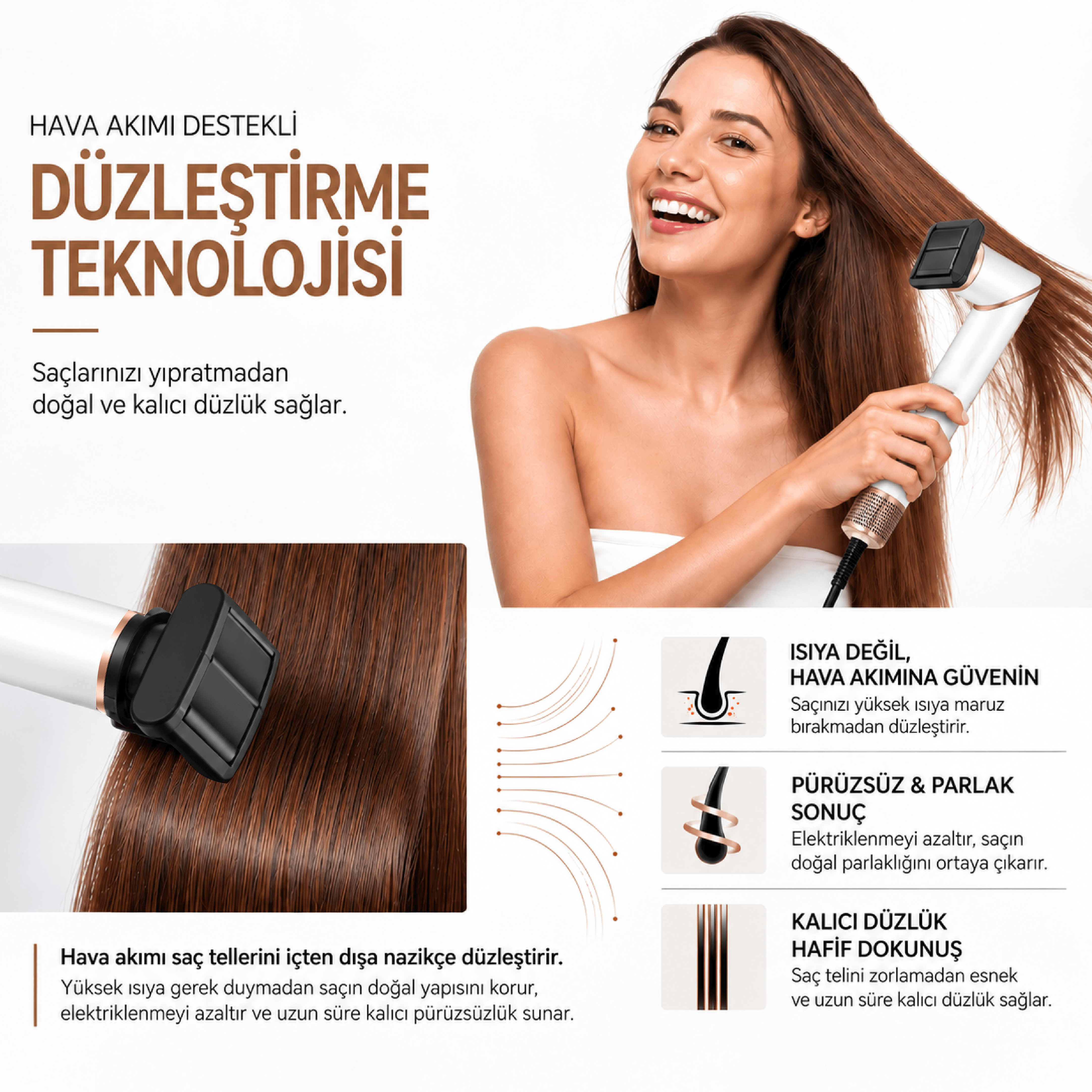 Robx Multi-Styler 10 IN 1 Arada İyonik Saç Şekillendirici Set