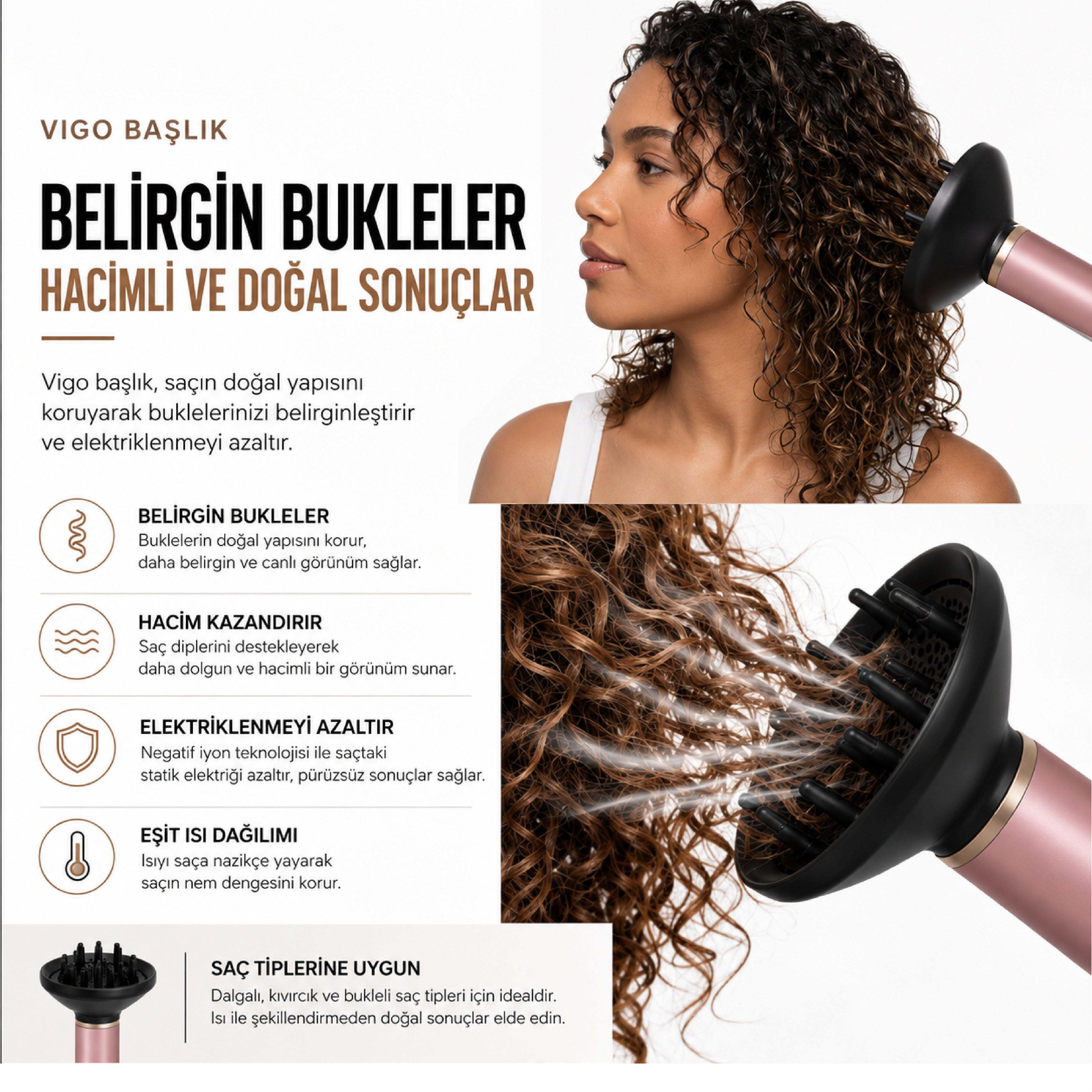 Robx Multi-Styler 10 IN 1 Arada İyonik Saç Şekillendirici Set