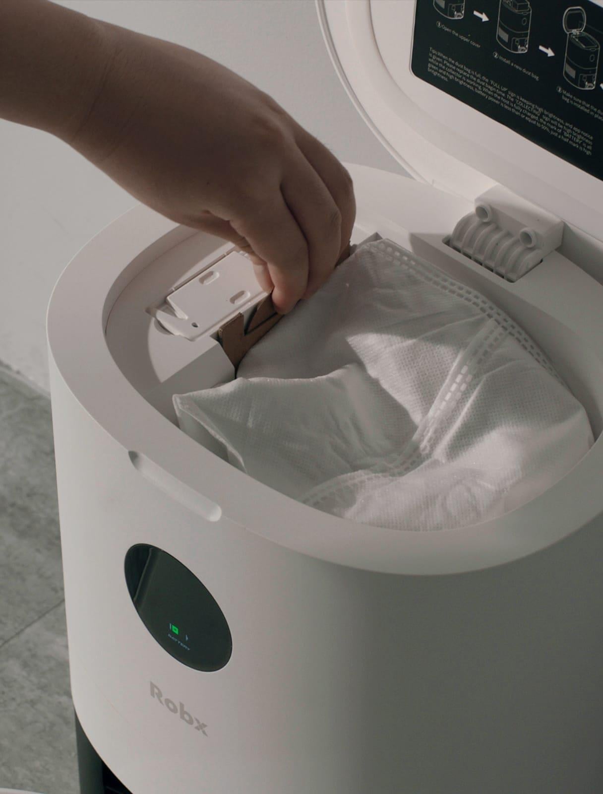 Robx R7 Robot Süpürge Toz Toplamalı Akıllı 