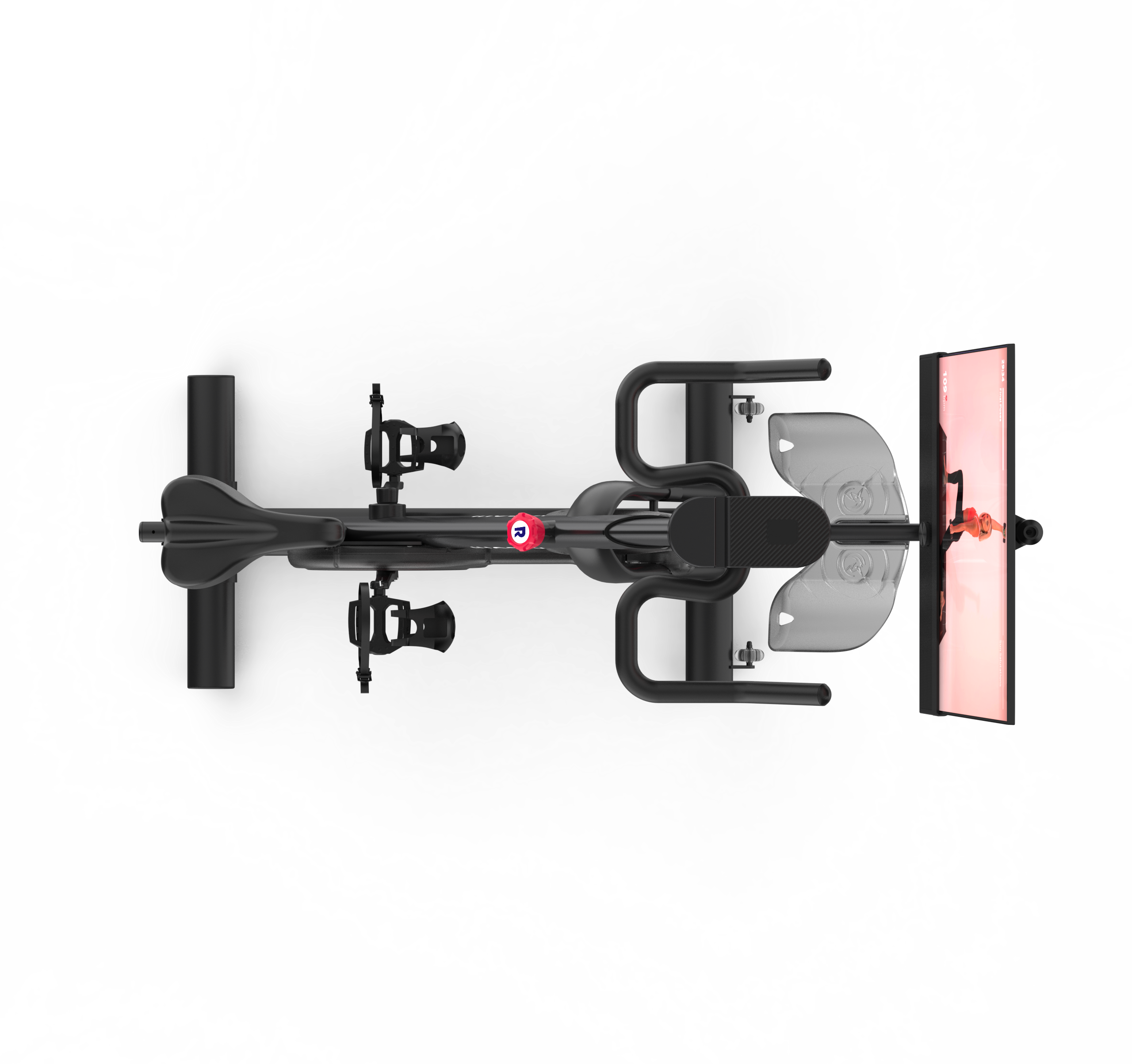 Robx S20 Smart Spin Bike Fhd 22 Inç Ekran Hoparlör Ses Sistemi Wifi Bluetooth Kondisyon Bisikleti