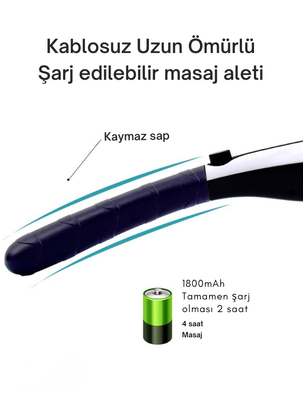 ROBX S426 Titreşimli 5 Başlıklı Mini Şarjlı Vücut Masaj Aleti