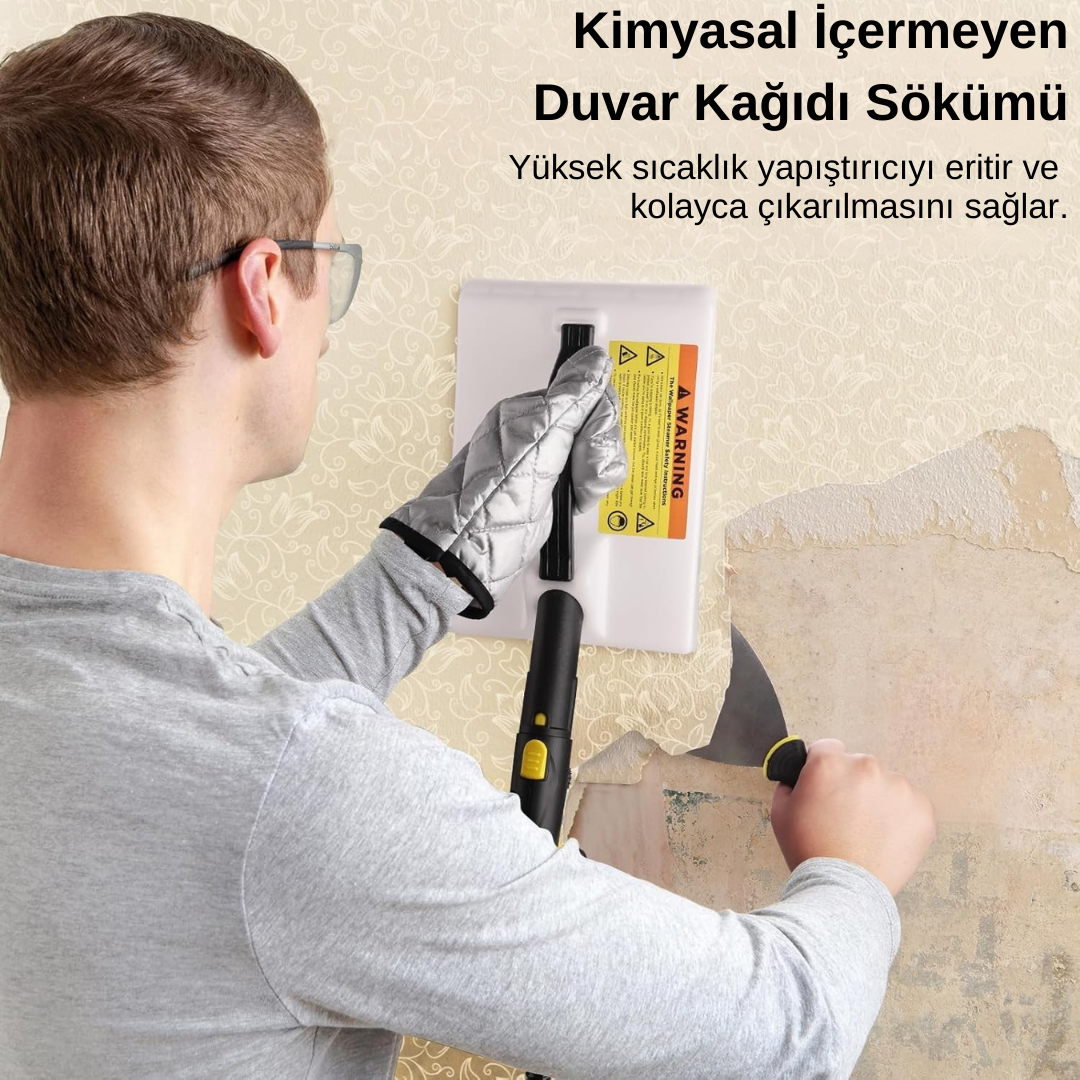 Robx S608 Yeni Nesil Çok Fonksiyonlu 28 Adet Aksesur 5 Metre Kablolu Buharlı Temizlik Makinesi
