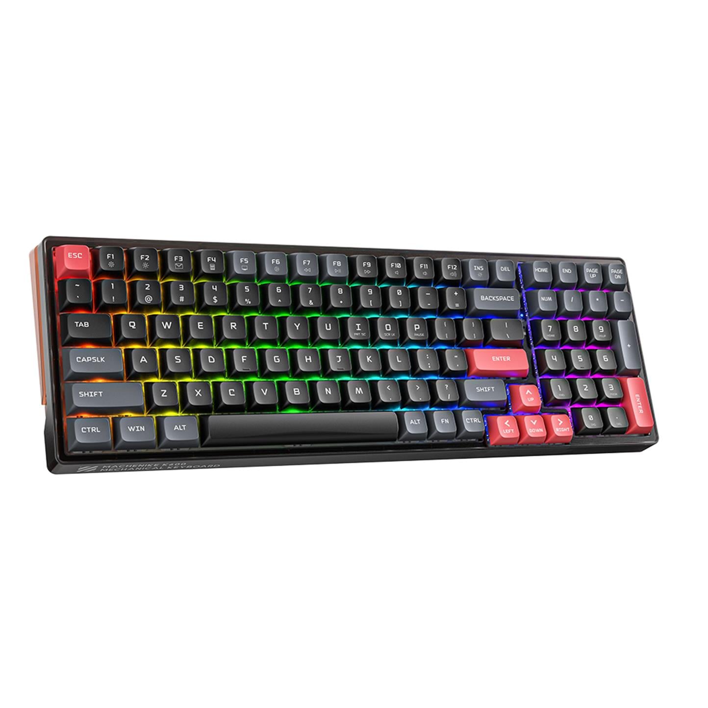 Machenike K600-B100 Lite Kablolu Red Switch RGB Gaming Klavye