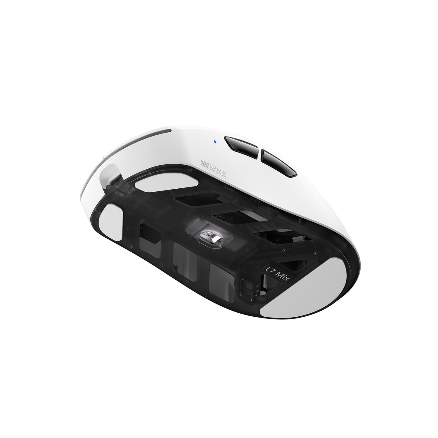 Machenike L7 Mix Tri-Mode 3395 Beyaz Gaming Mouse