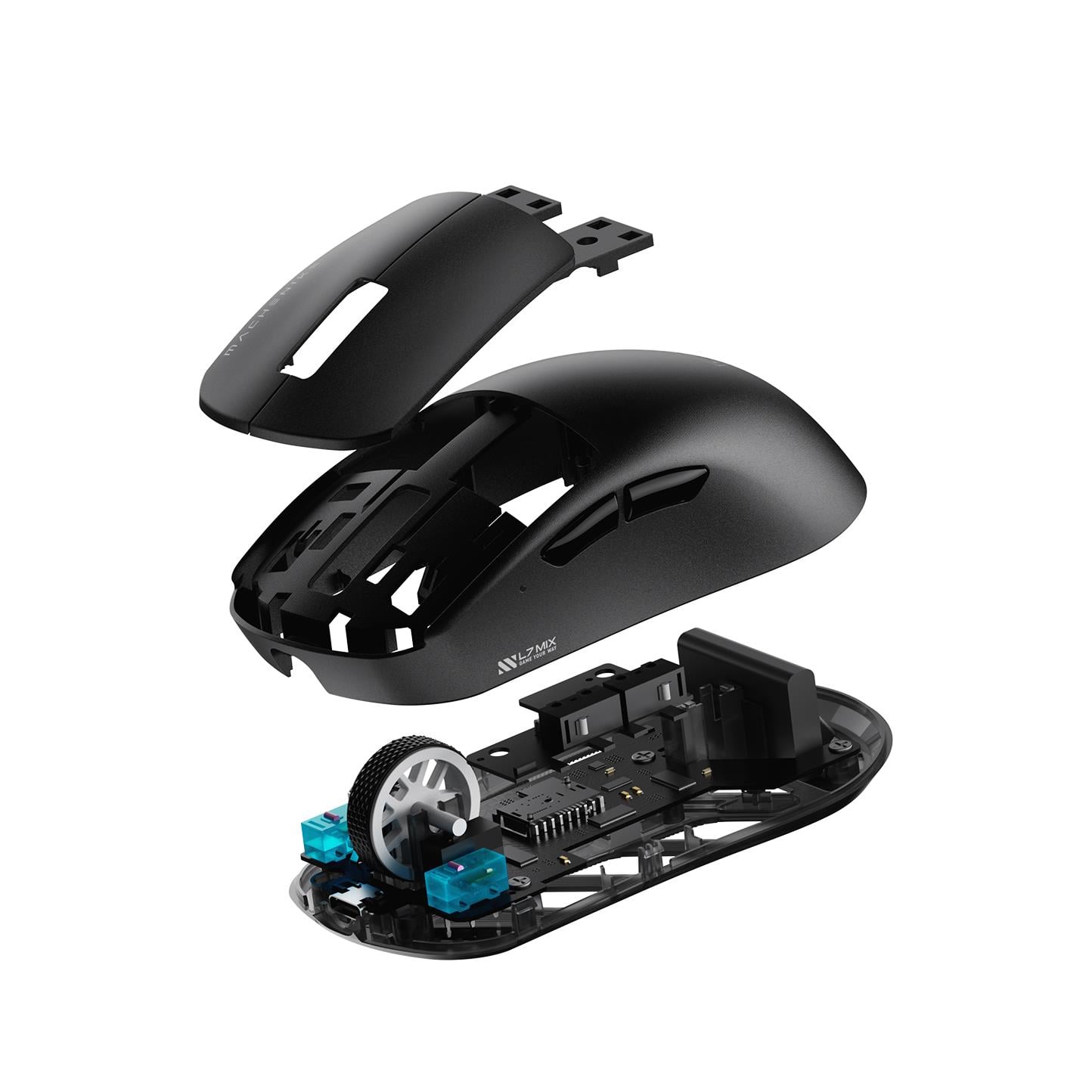 Machenike L7 Mix Tri-Mode 3395 Siyah Gaming Mouse