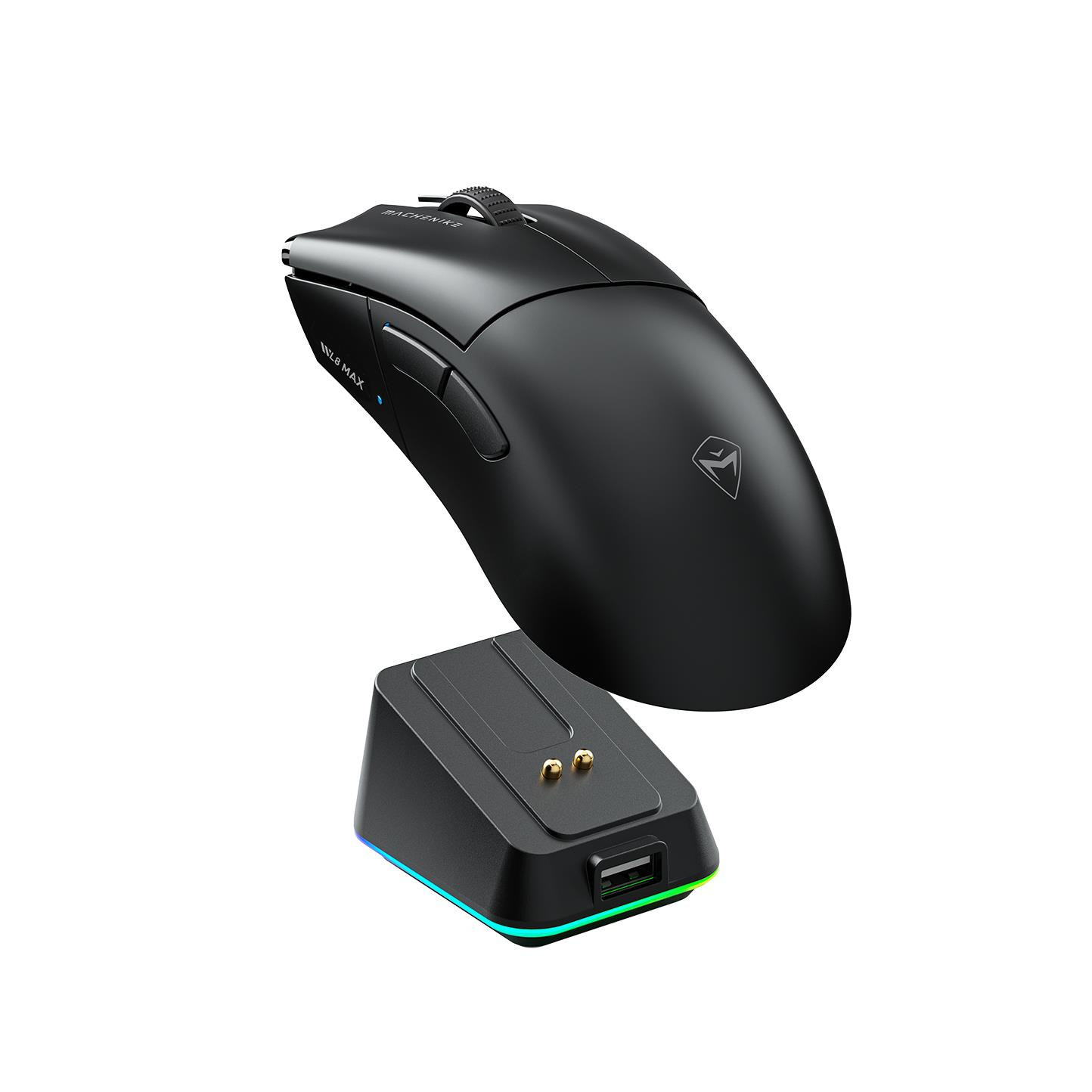 Machenike L8 Max Tri-Mode 1K Siyah Gaming Mouse (Şarj Standı İle)