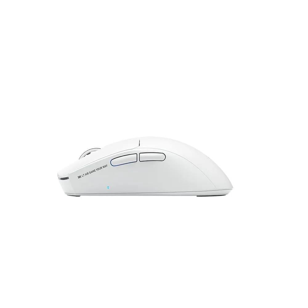 MachenikeMachenike L7 Air Tri-Mode 4K Beyaz 26000DPI Ultralight 55Gr RGB Gaming Mouse