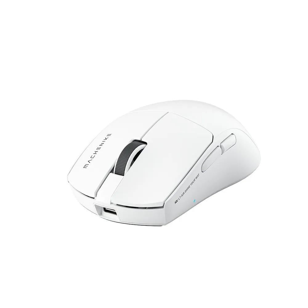 MachenikeMachenike L7 Air Tri-Mode 4K Beyaz 26000DPI Ultralight 55Gr RGB Gaming Mouse