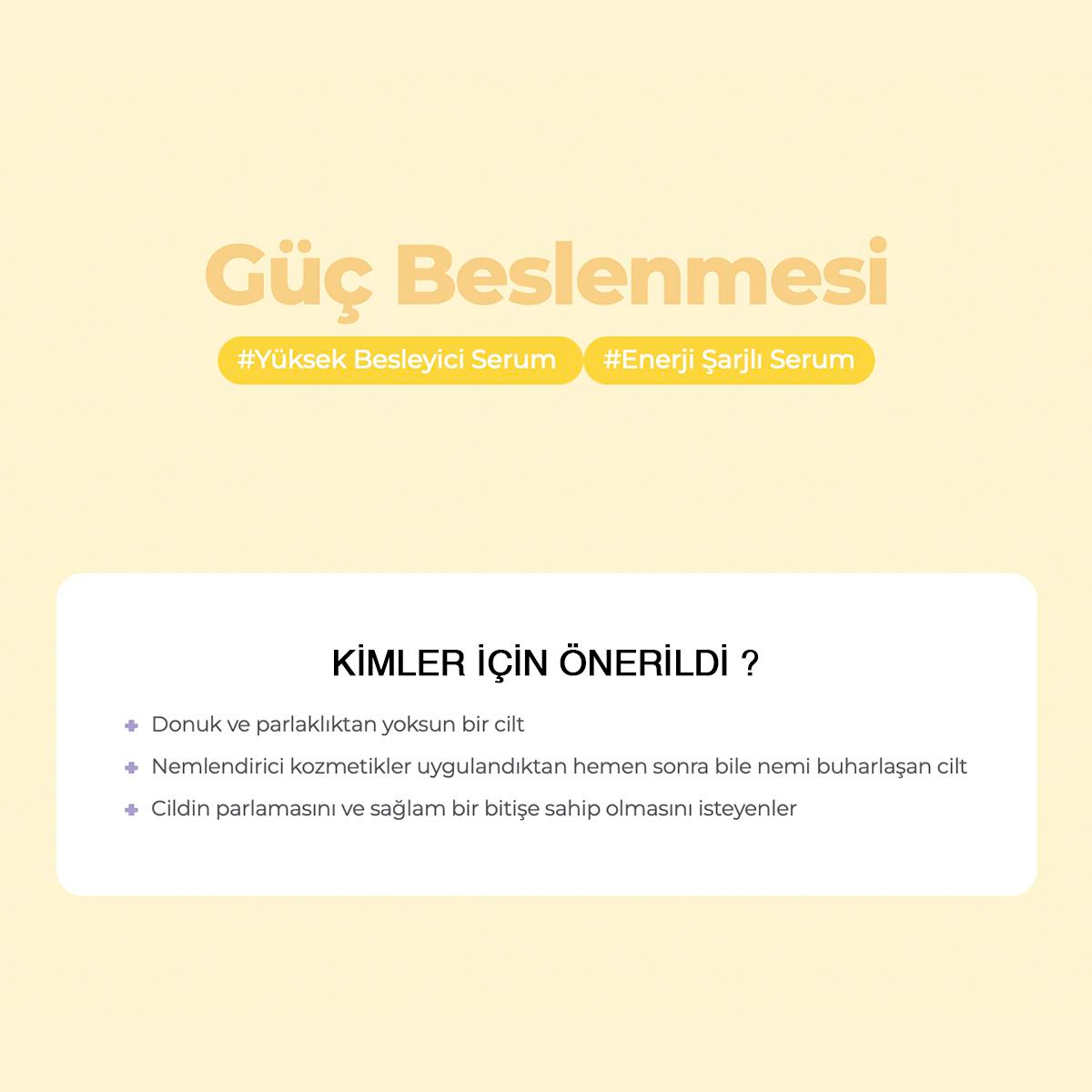 %76 Propolis Ve Hyaluronik Asit İçeren Besleyici, Yenileyici, Nemlendirici, Aydınlatıcı Serum 30ml