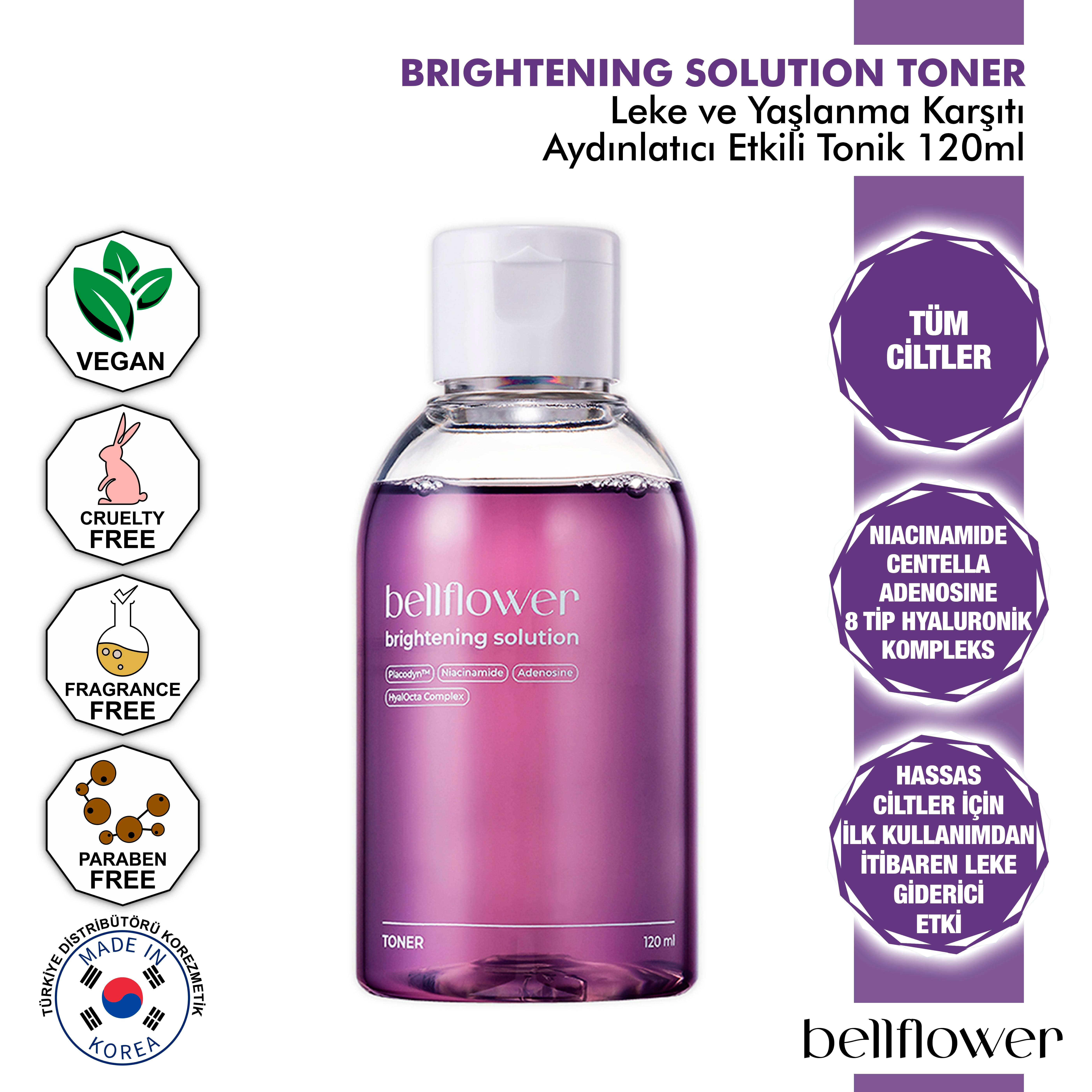 8 Çeşit Hyaluronik Asit, Adenozin, Placodyn İçeren Leke Ve Yaşlanma Karşıtı Aydınlatıcı Solution Tonik 120ml