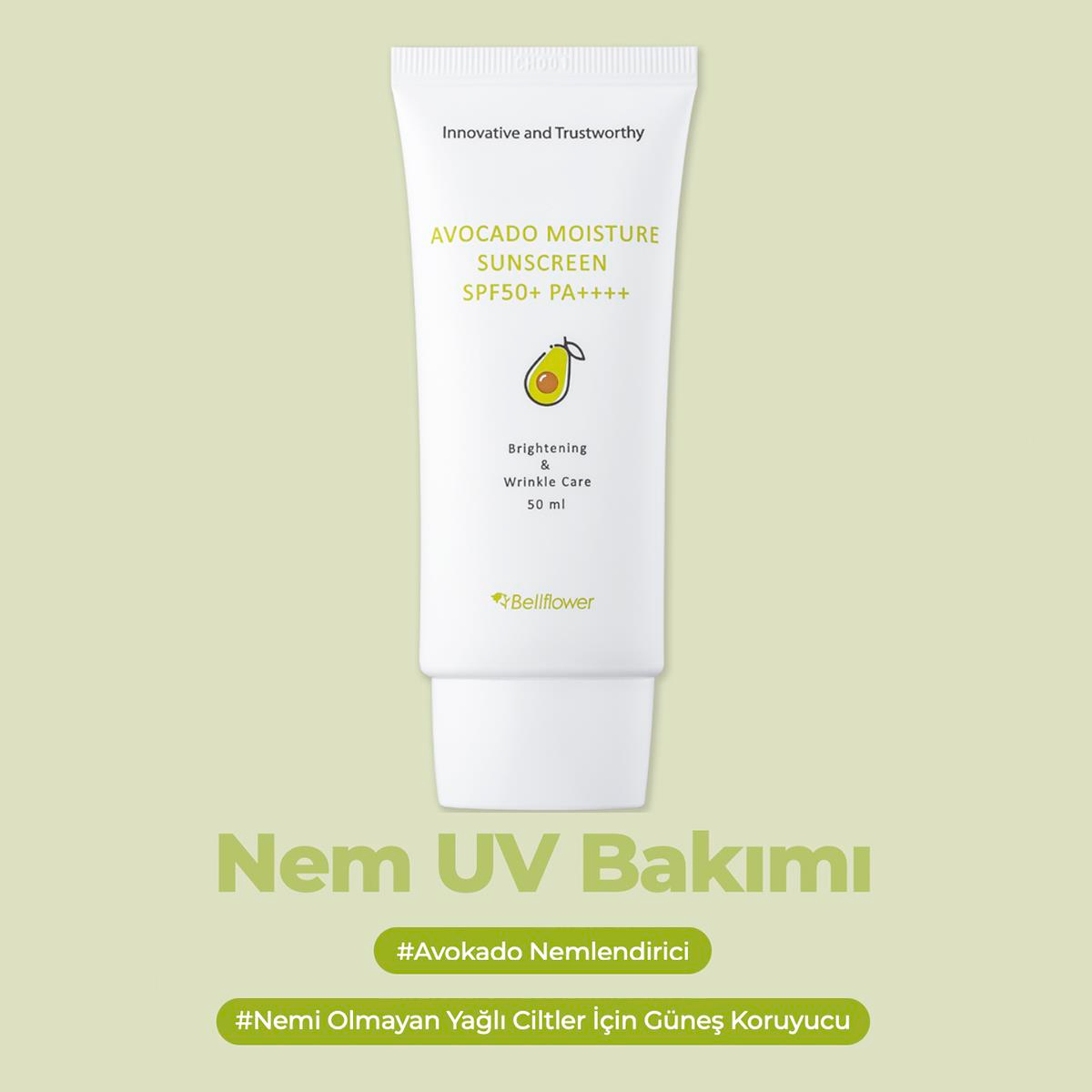 BELLFLOWER AVOCADO MOİSTURE SUNSCREEN