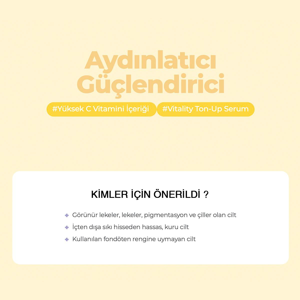 Leke Ve Kırışıklık Karşıtı %20 Saf C Vitamini Ve Ferulik Asit İçeren Aydınlatıcı Serum 30ml