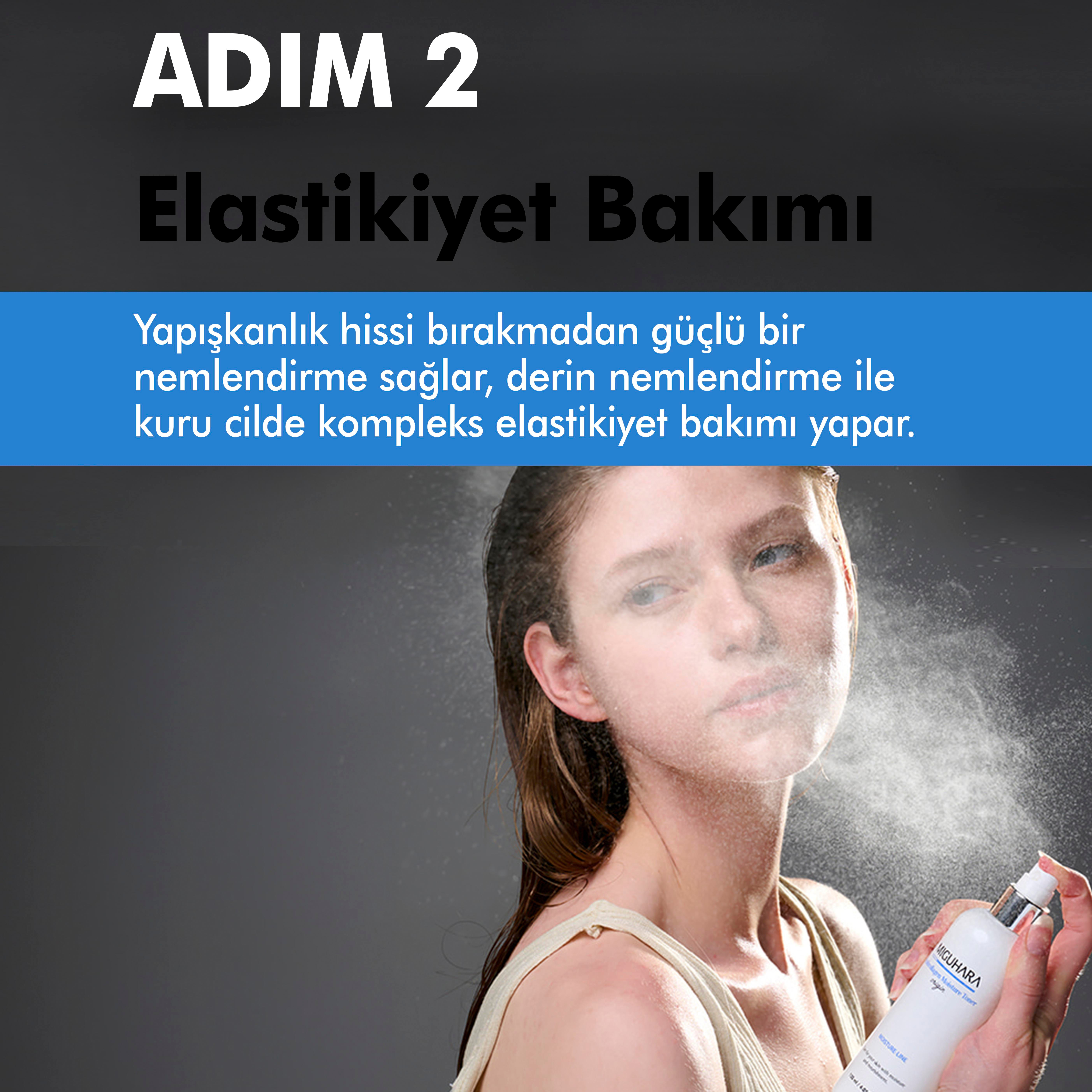 Miguhara Kolajen İçeren Cilt Nemlendirici ve Gençleştirici Hyalucollagen Moisture Tonik Mist - 120ml