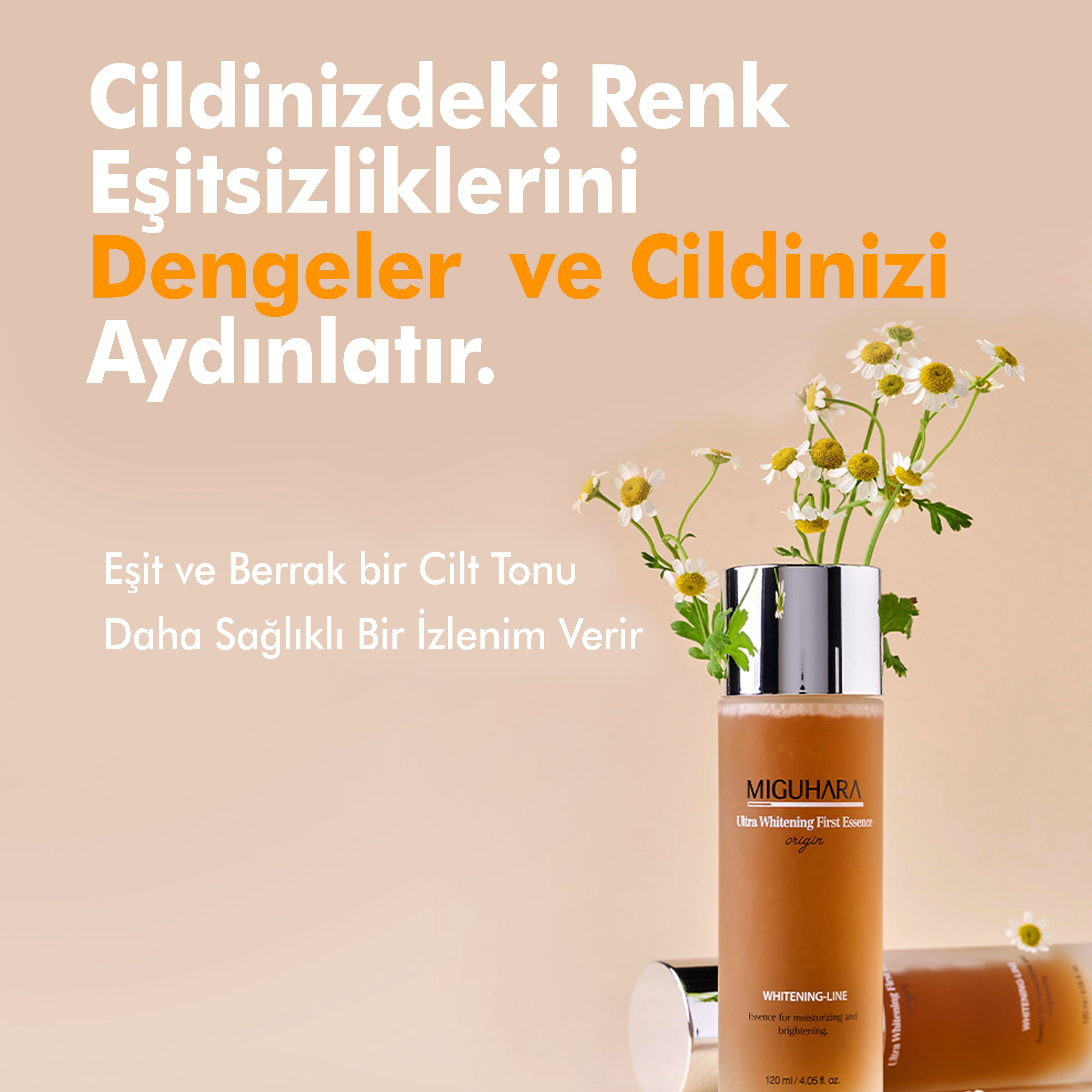 Miguhara Leke Karşıtı, Aydınlatıcı, Yatıştırıcı Ve Nemlendirici Yoğun Etkili First Essence Origin Tonik - 120ml 