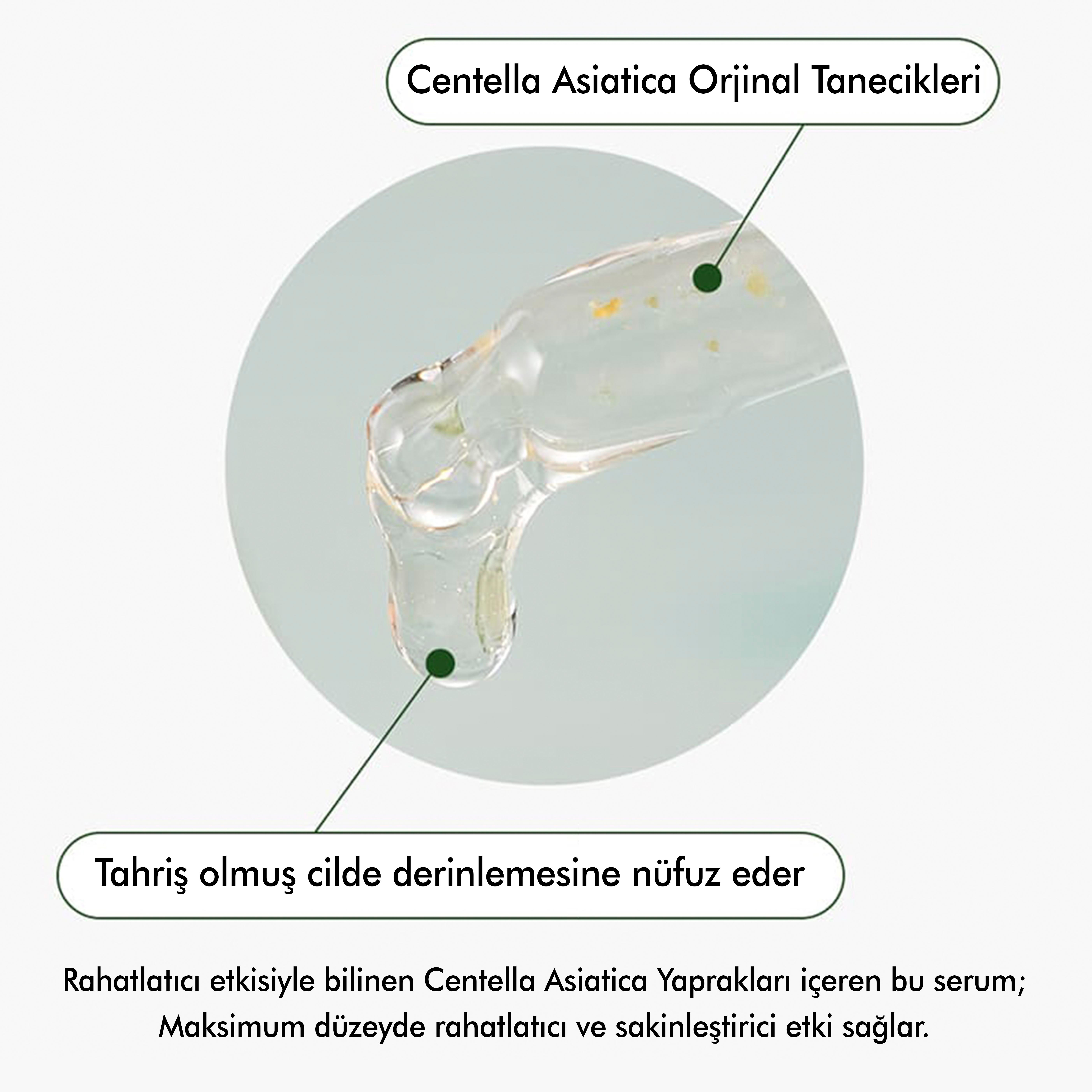 Miguhara Yeşil Çay İçeren Nemlendirici Ve Yatıştırıcı S.O.S. Ampul Serum - 35ml