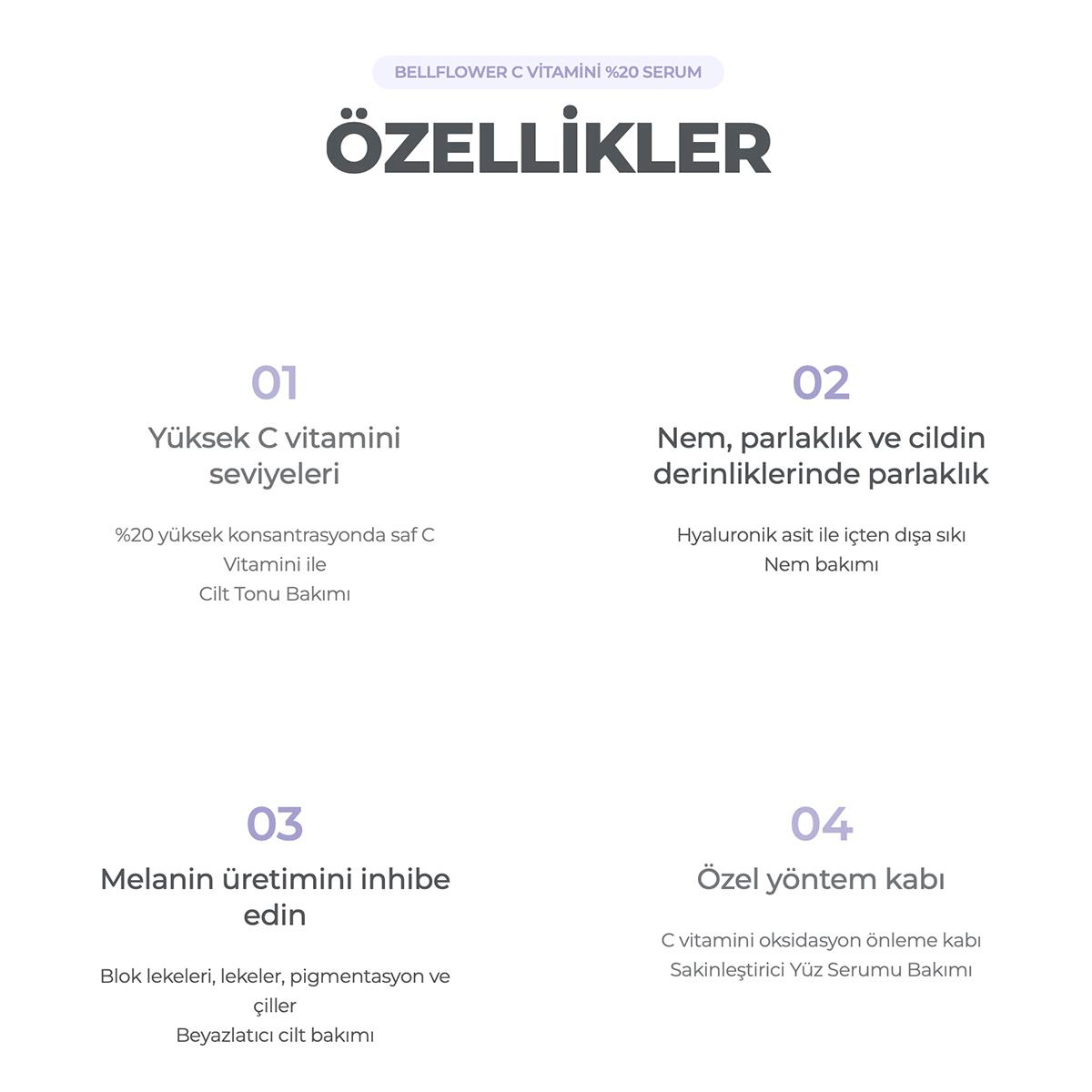 VİTAMİN C 20% SERUM