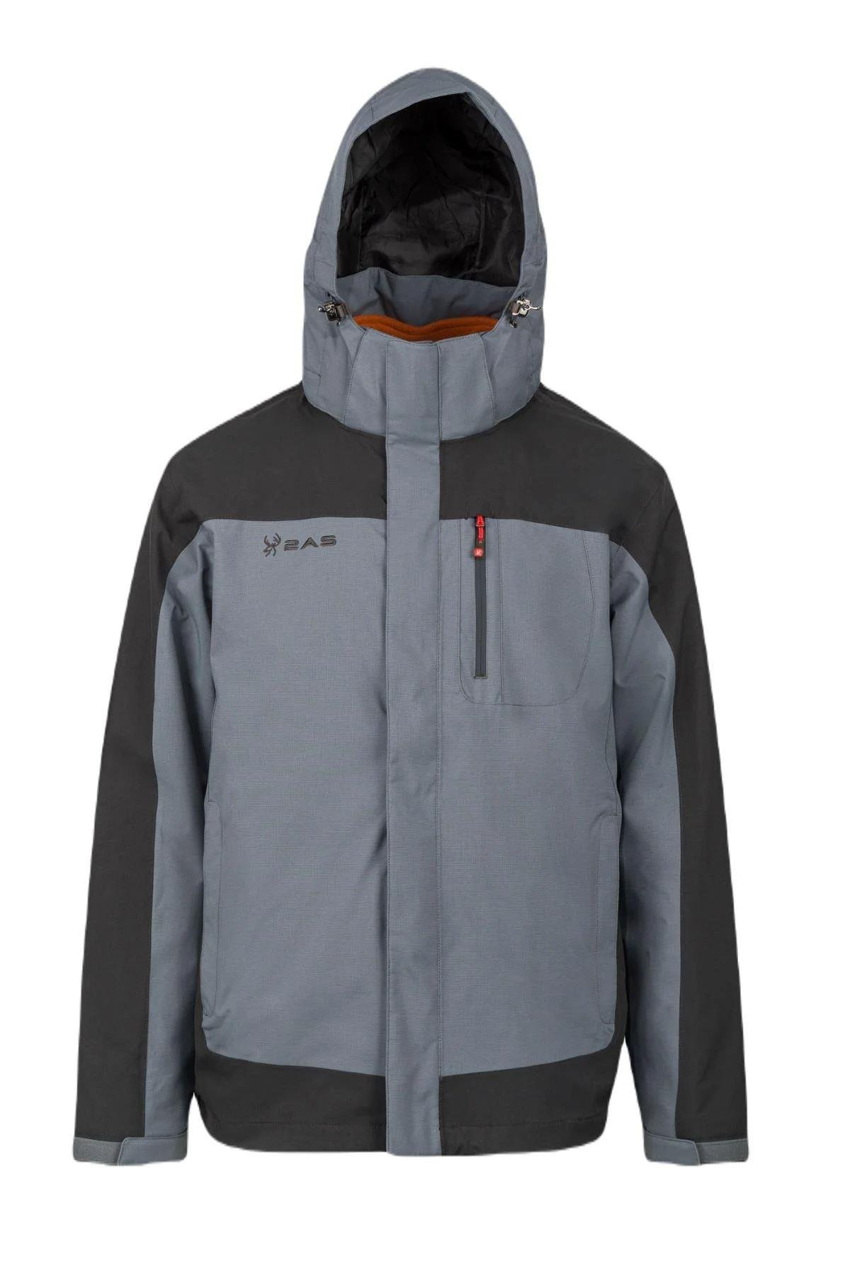 2As Elbruz 3in1 Jacket Man Erkek Gri Mont
