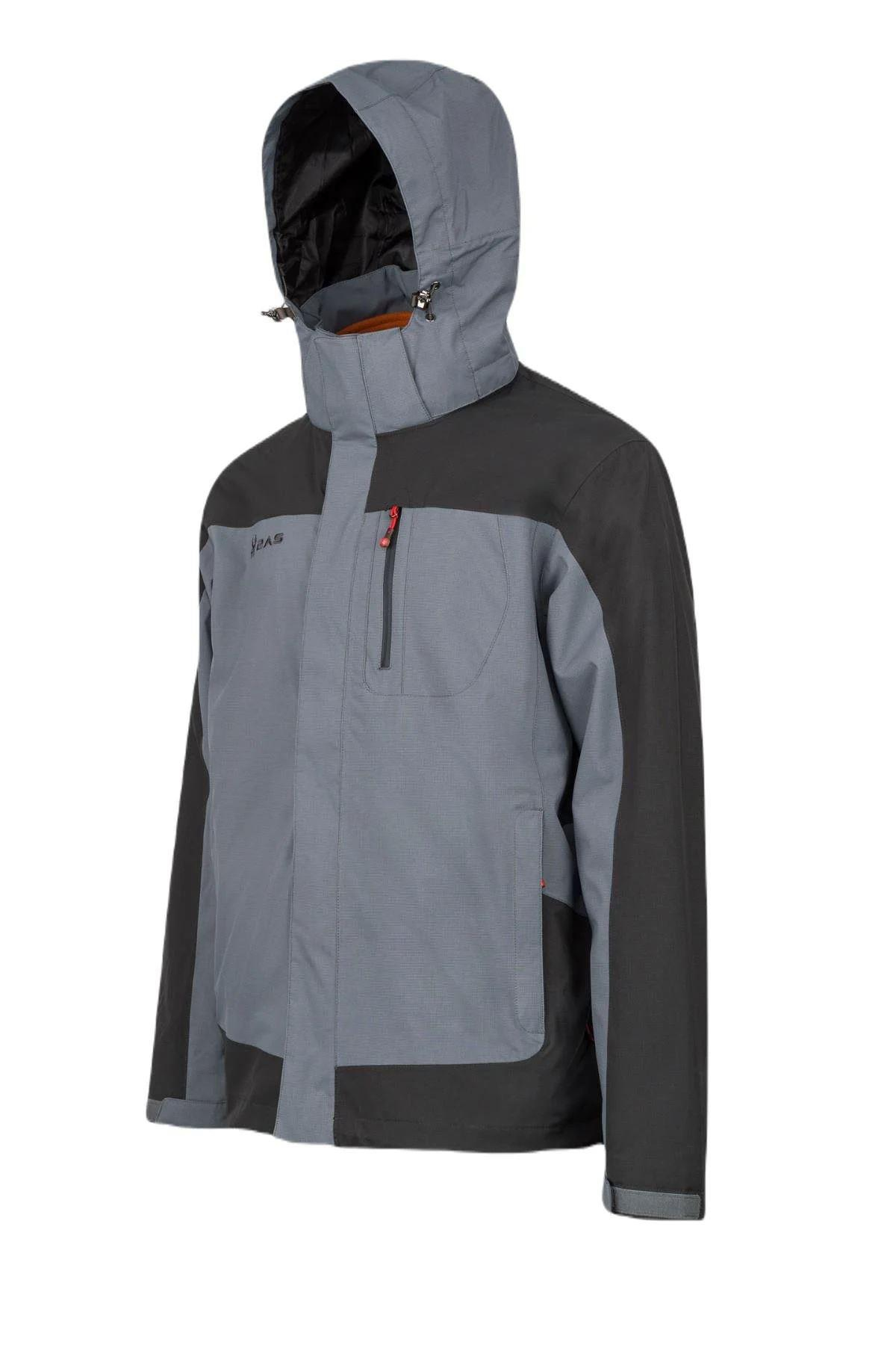 2As Elbruz 3in1 Jacket Man Erkek Gri Mont