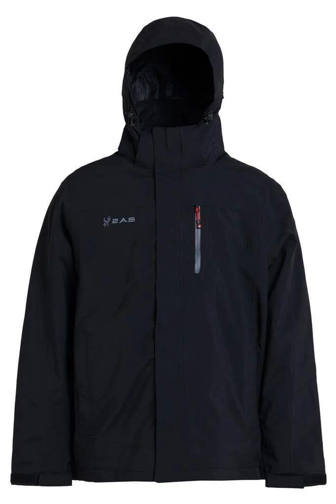 2As Elbruz 3in1 Jacket Man Erkek Siyah Mont